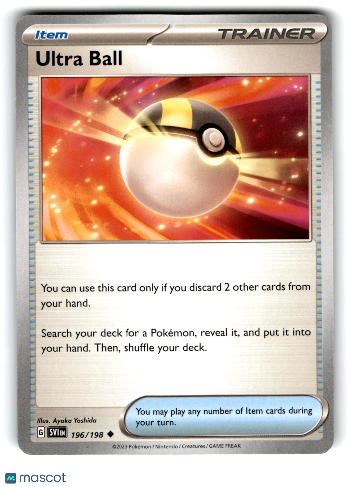 2023 Pokemon Ultra Ball #196/198
