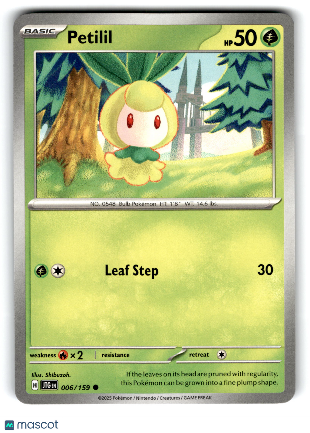 2025 Pokemon Petilil #6/159