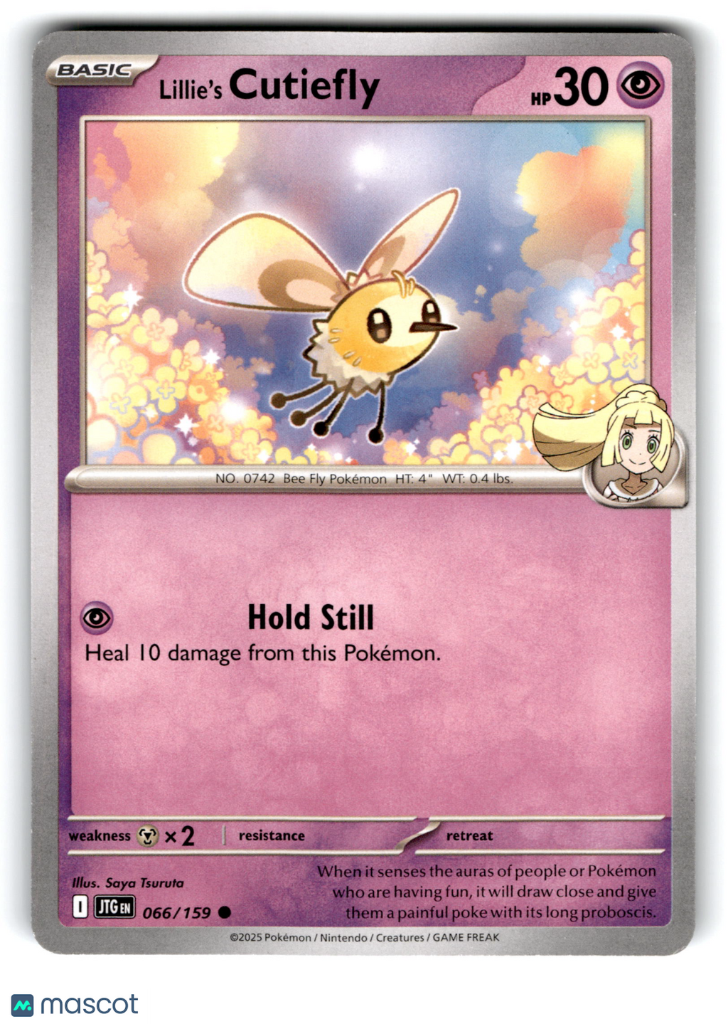2025 Pokemon Lillie's Cutiefly #66/159