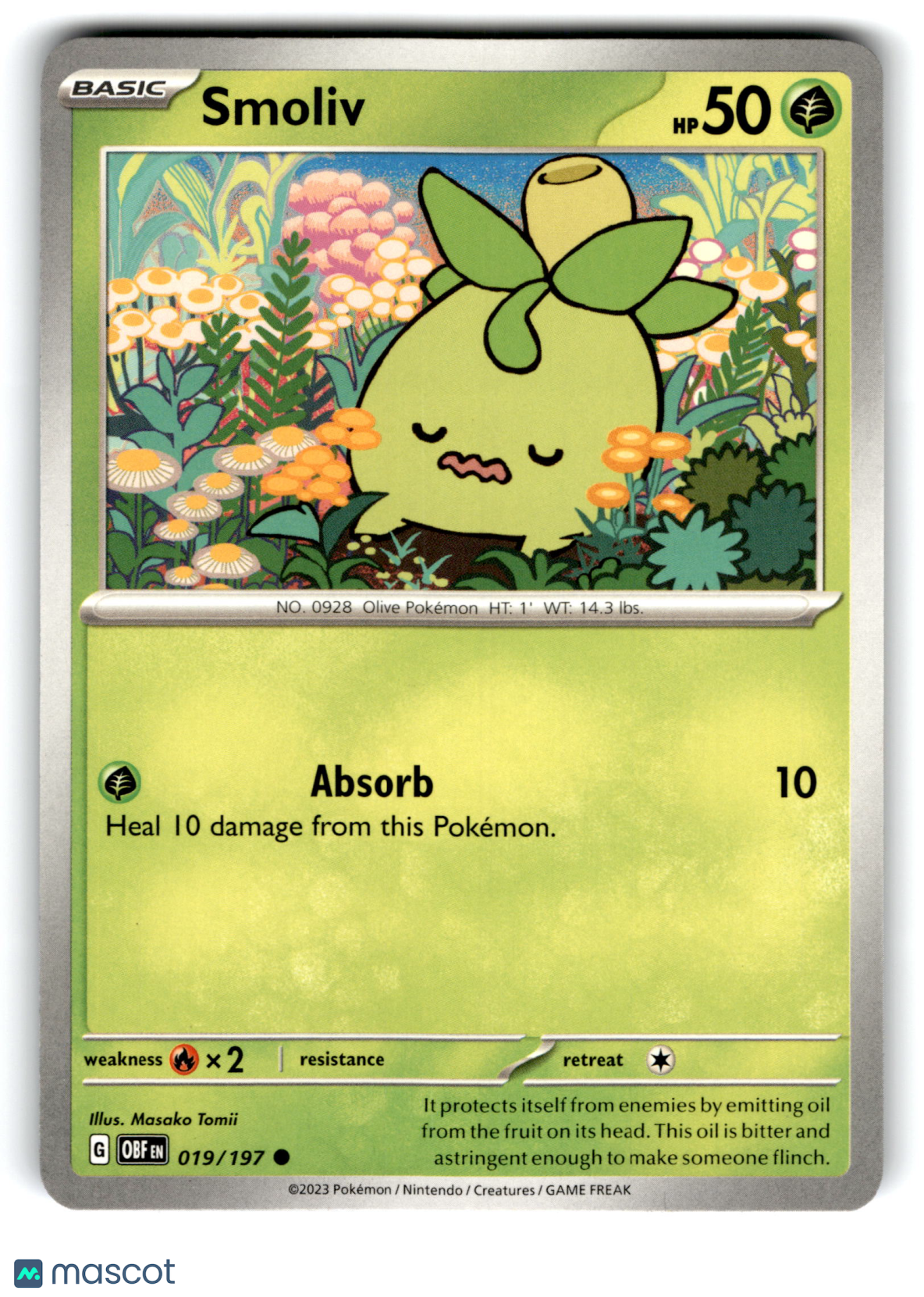 2023 Pokemon Smoliv #19/197