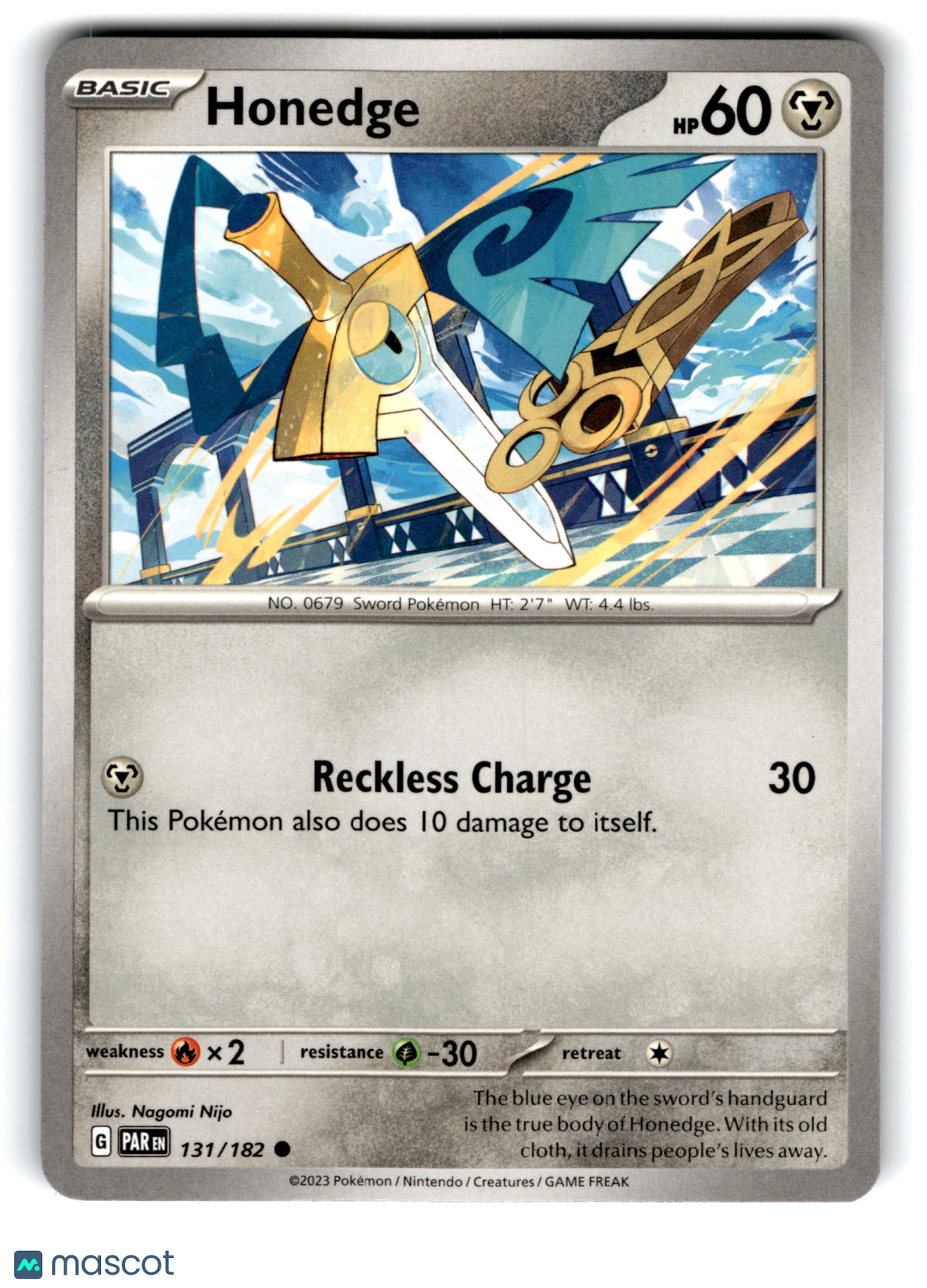 2023 Pokemon Honedge #131/182