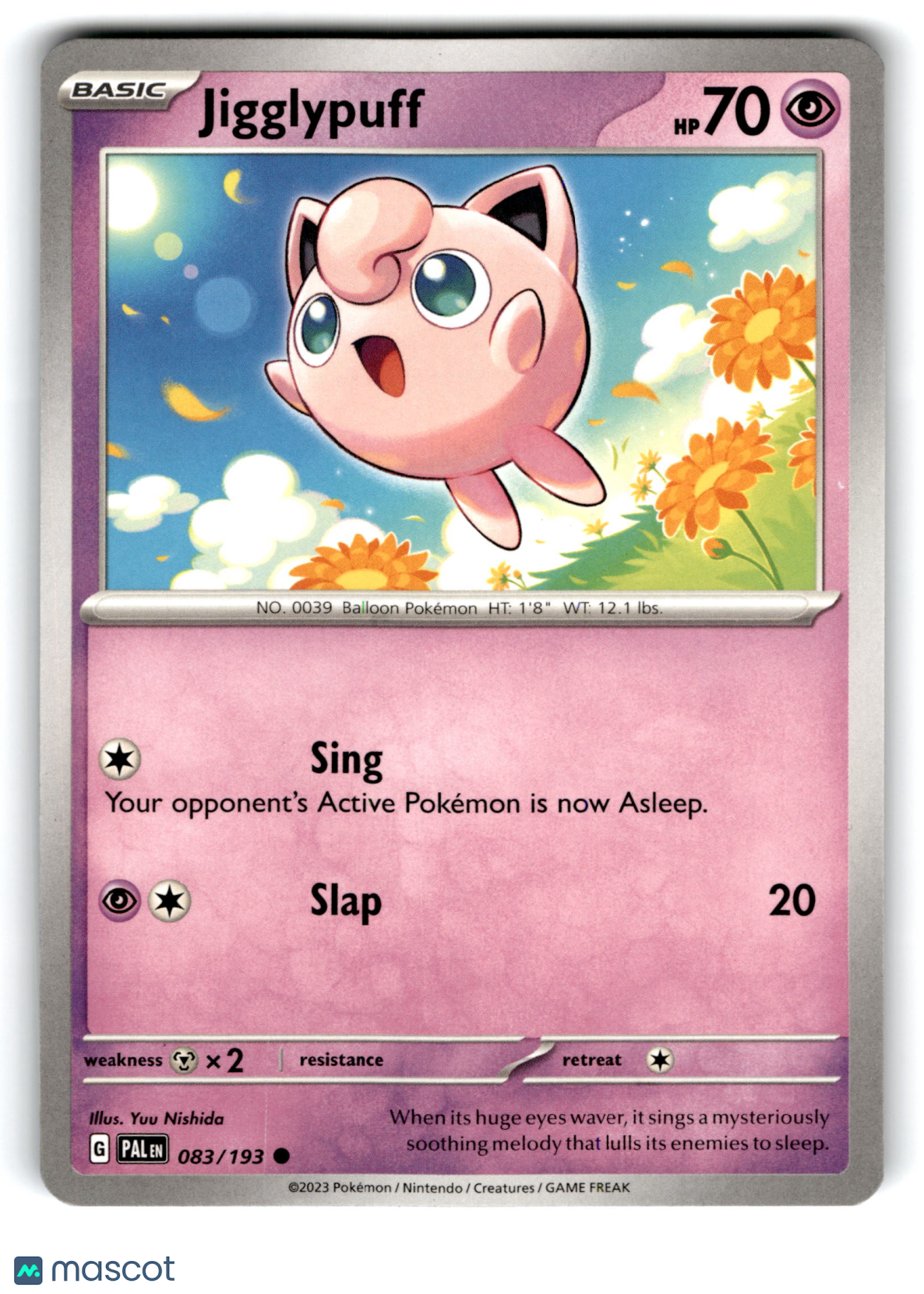 2023 Pokemon Jigglypuff #83/193