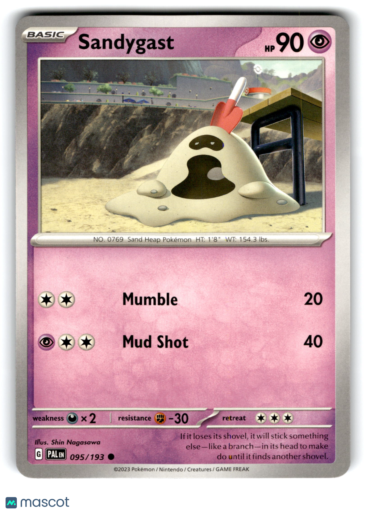 2023 Pokemon Sandygast #95/193