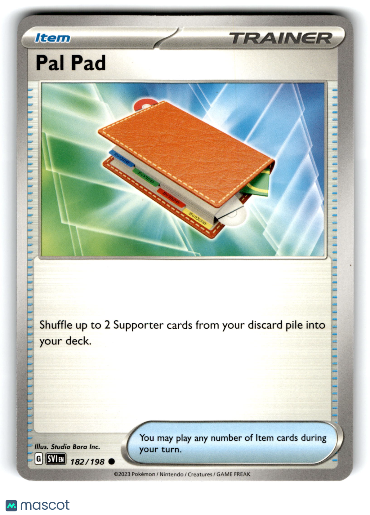2023 Pokemon Pal Pad #182/198