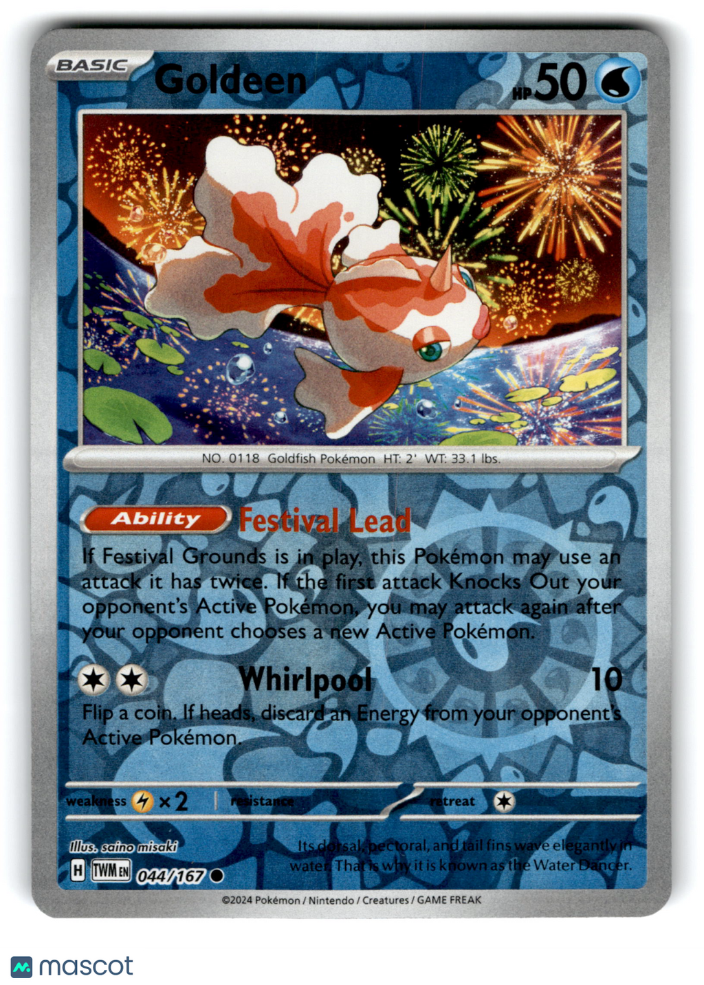 2024 Pokemon Goldeen #44/167