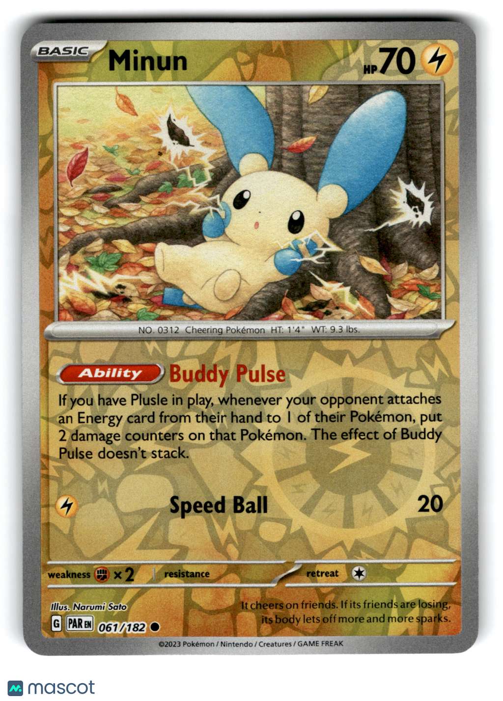 2023 Pokemon Minun #61/182