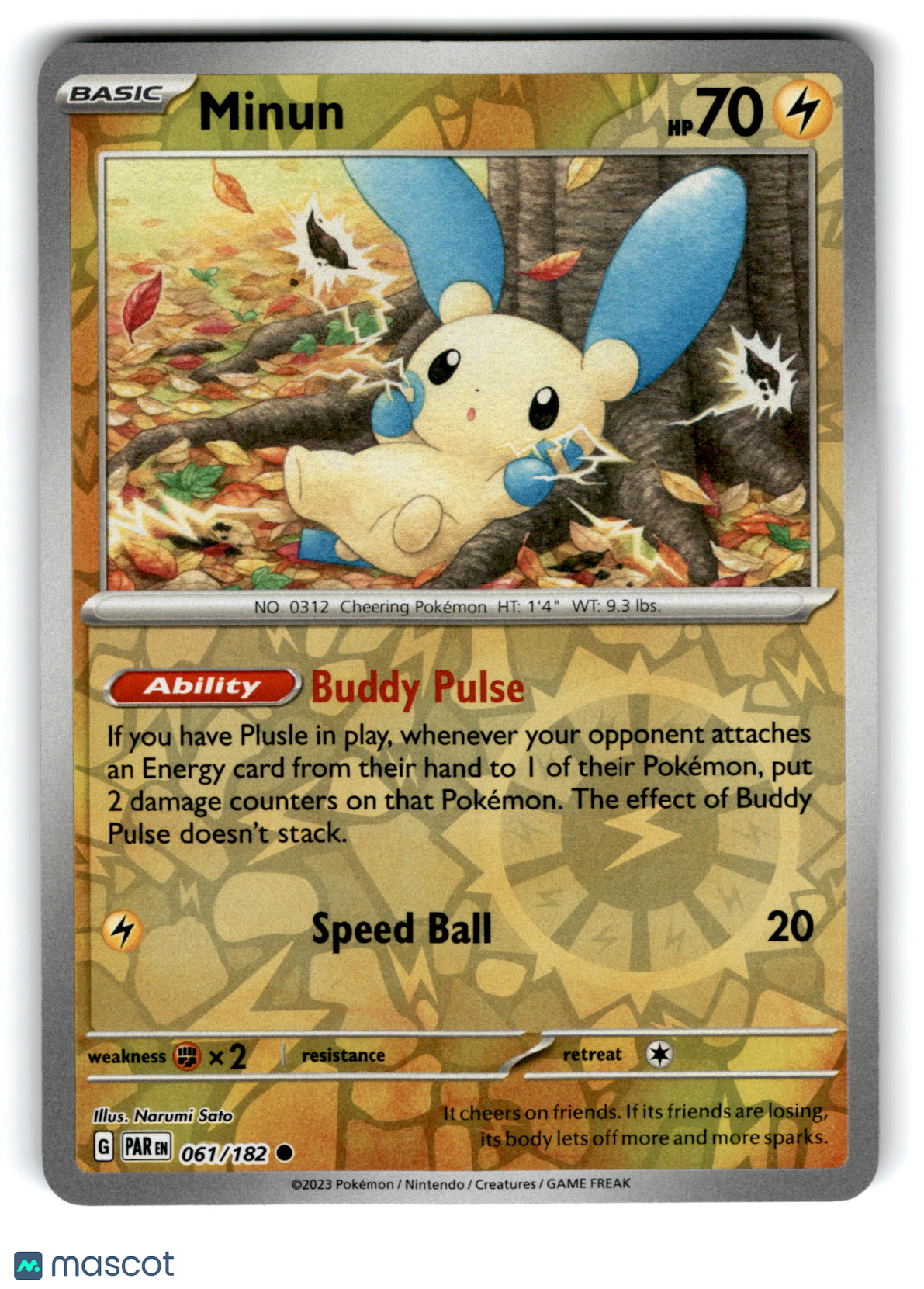2023 Pokemon Minun #61/182