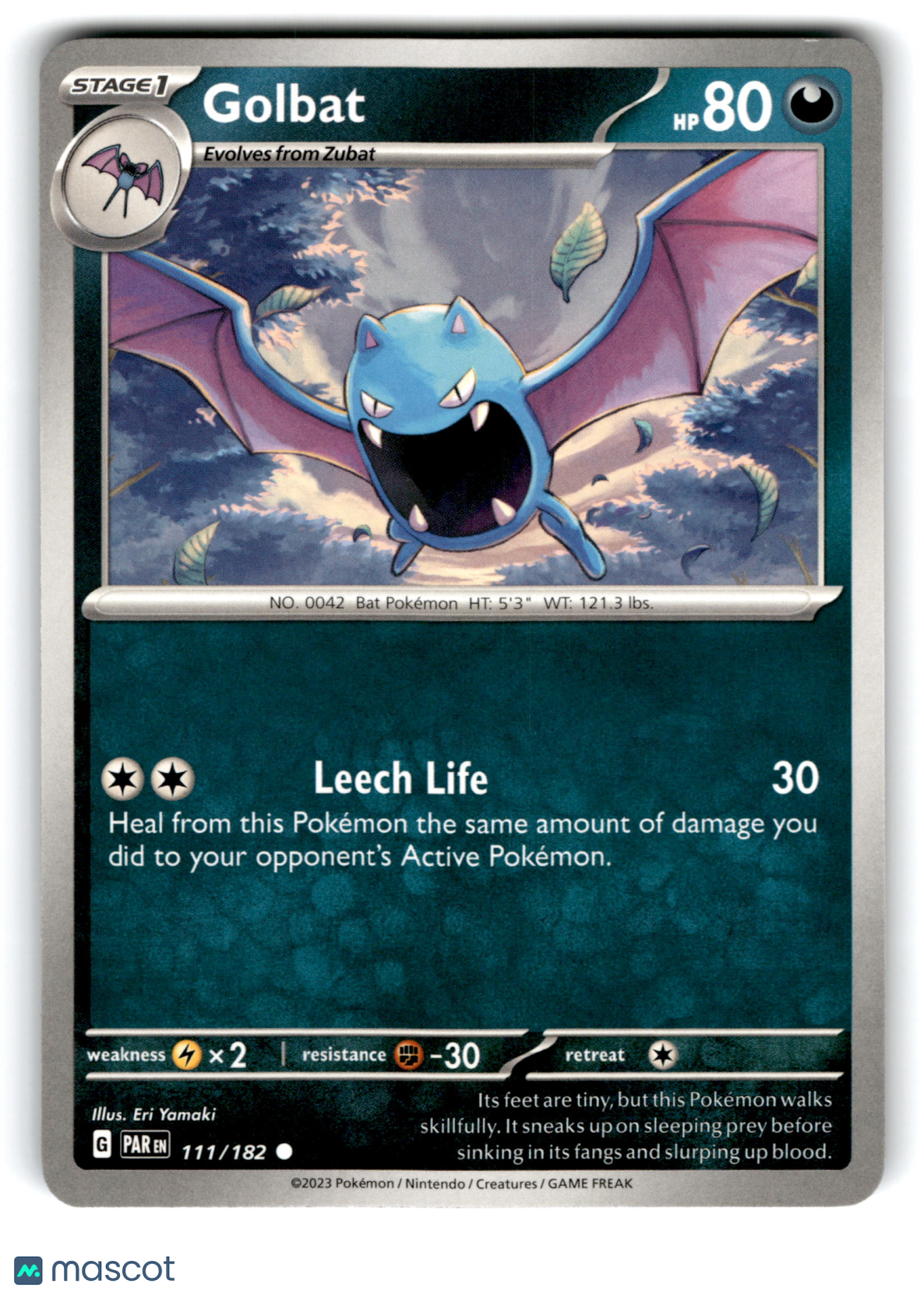 2023 Pokemon Golbat #111/182