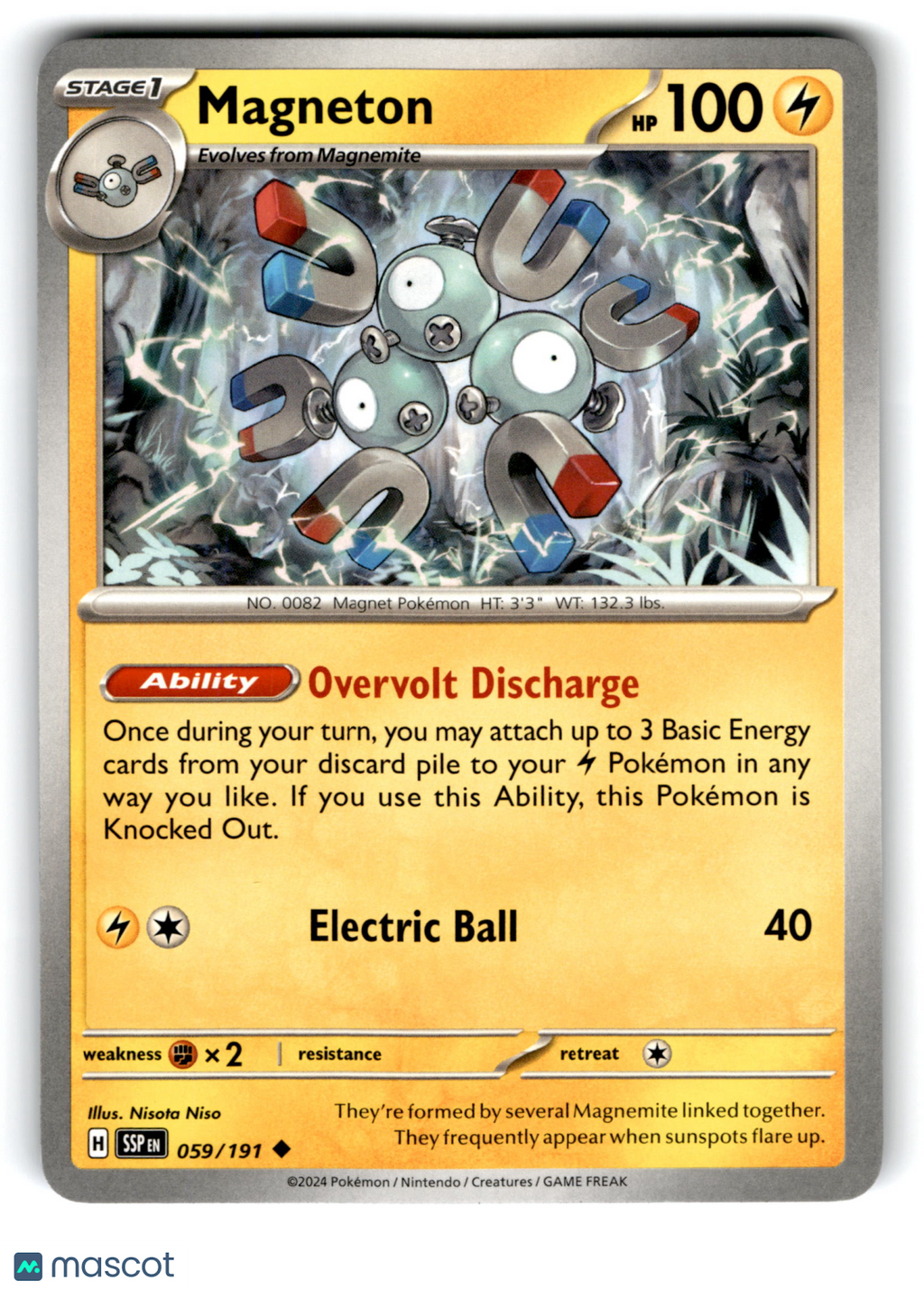 2024 Pokemon Magneton #59/191