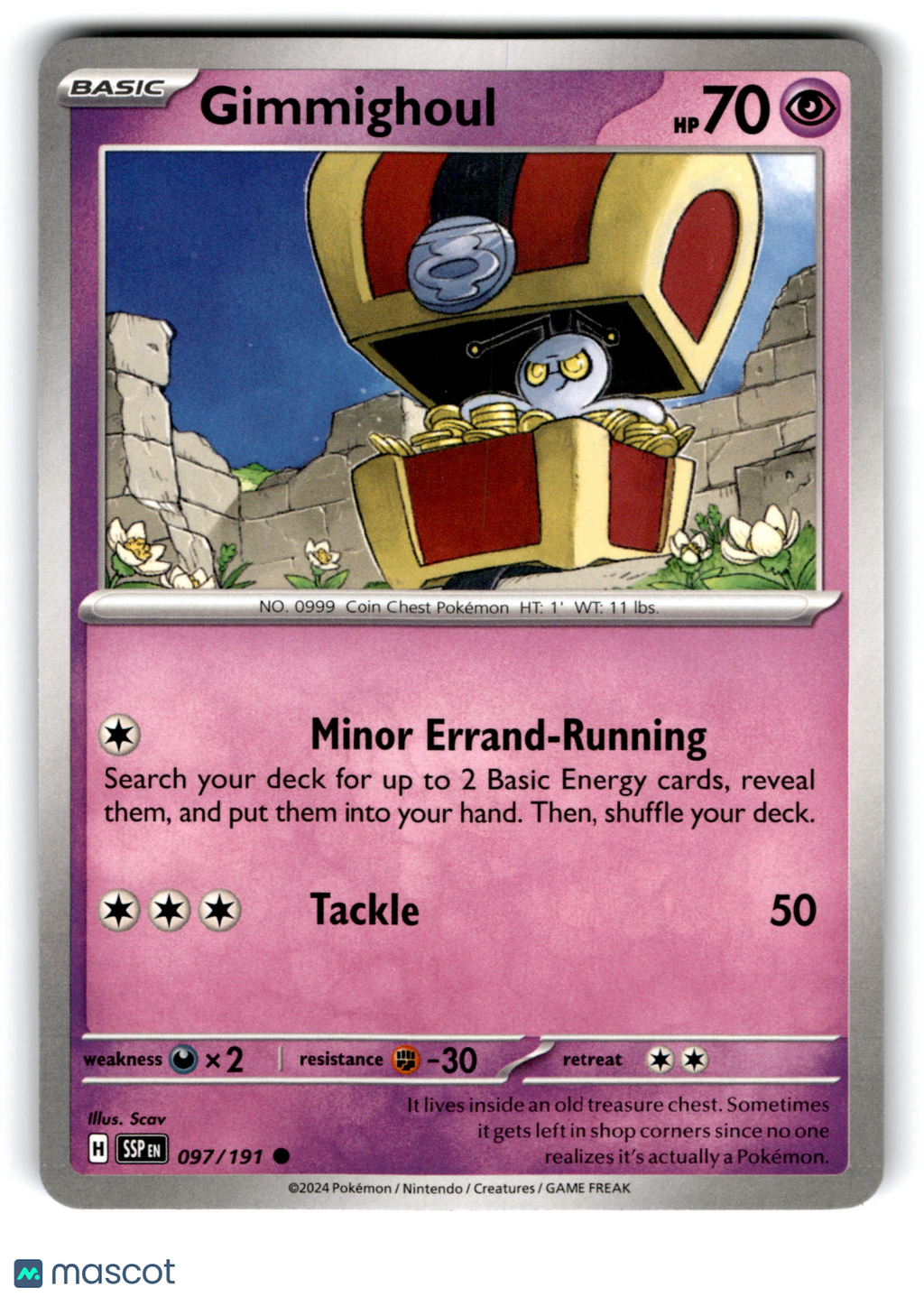 2024 Pokemon Gimmighoul #97/191