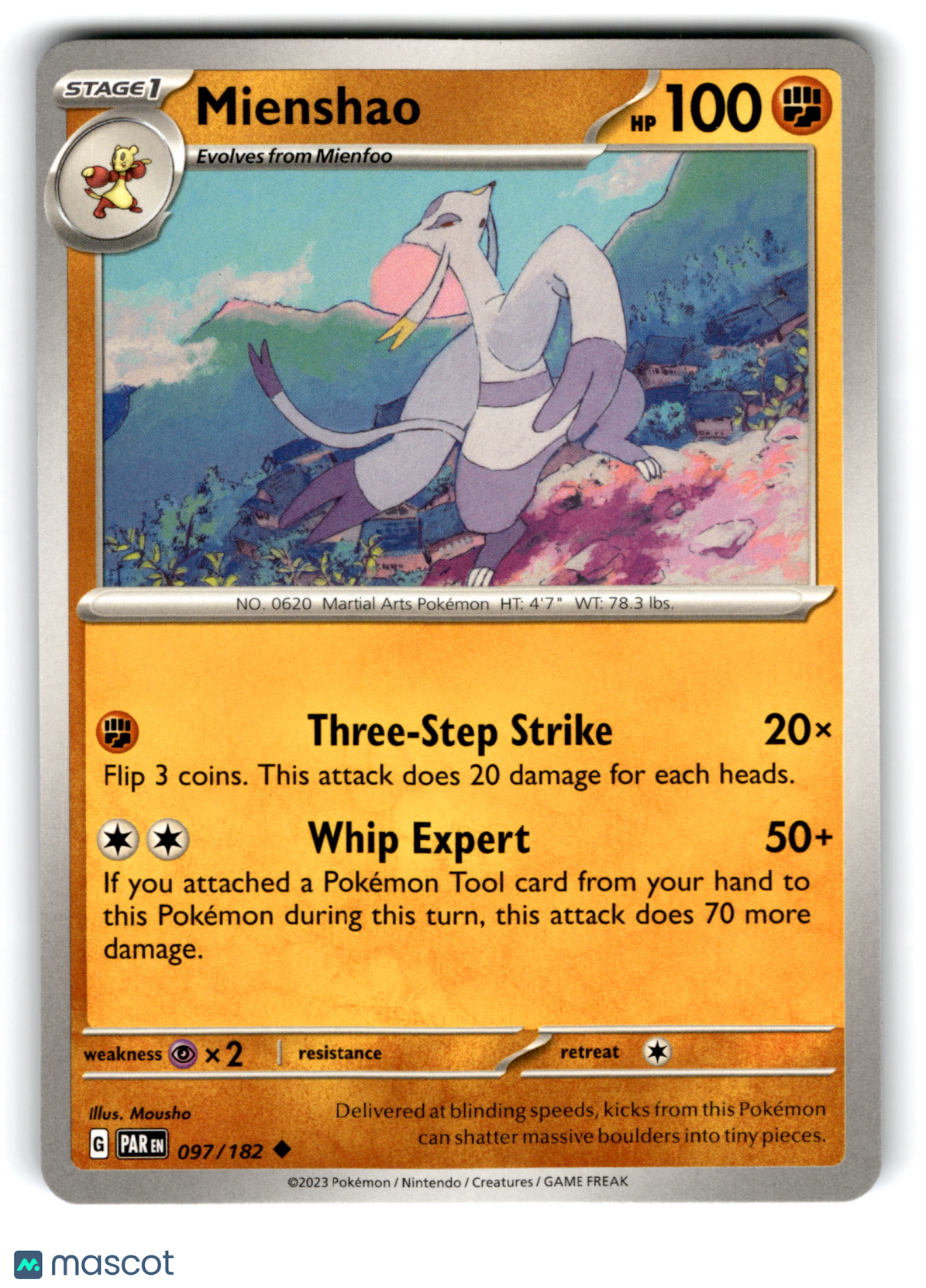 2023 Pokemon Mienshao #97/182