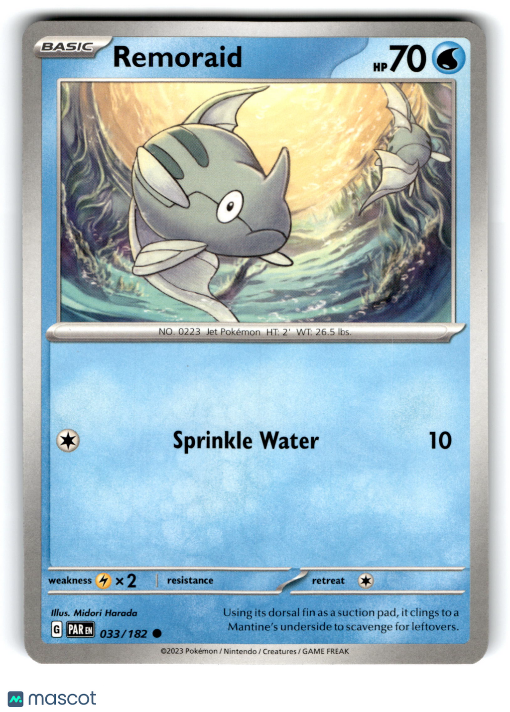 2023 Pokemon Remoraid #33/182