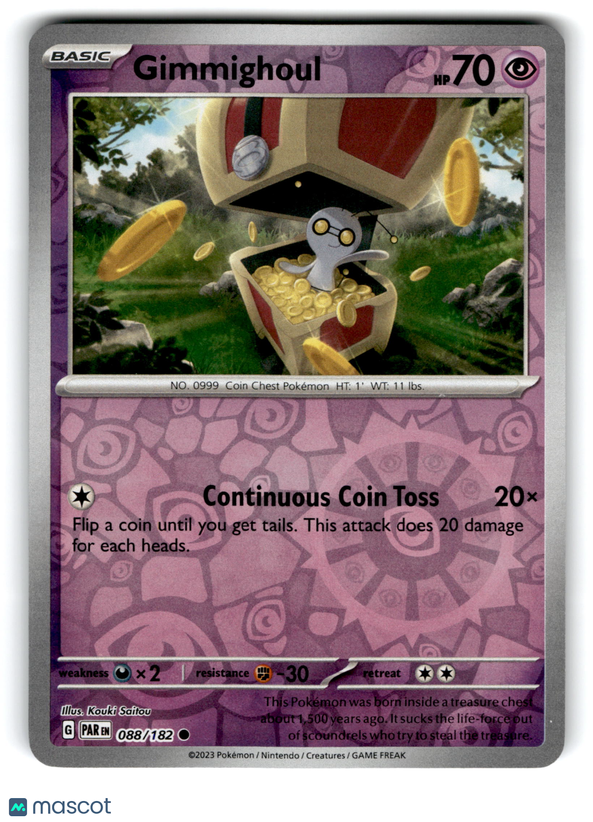 2023 Pokemon Gimmighoul #88/182