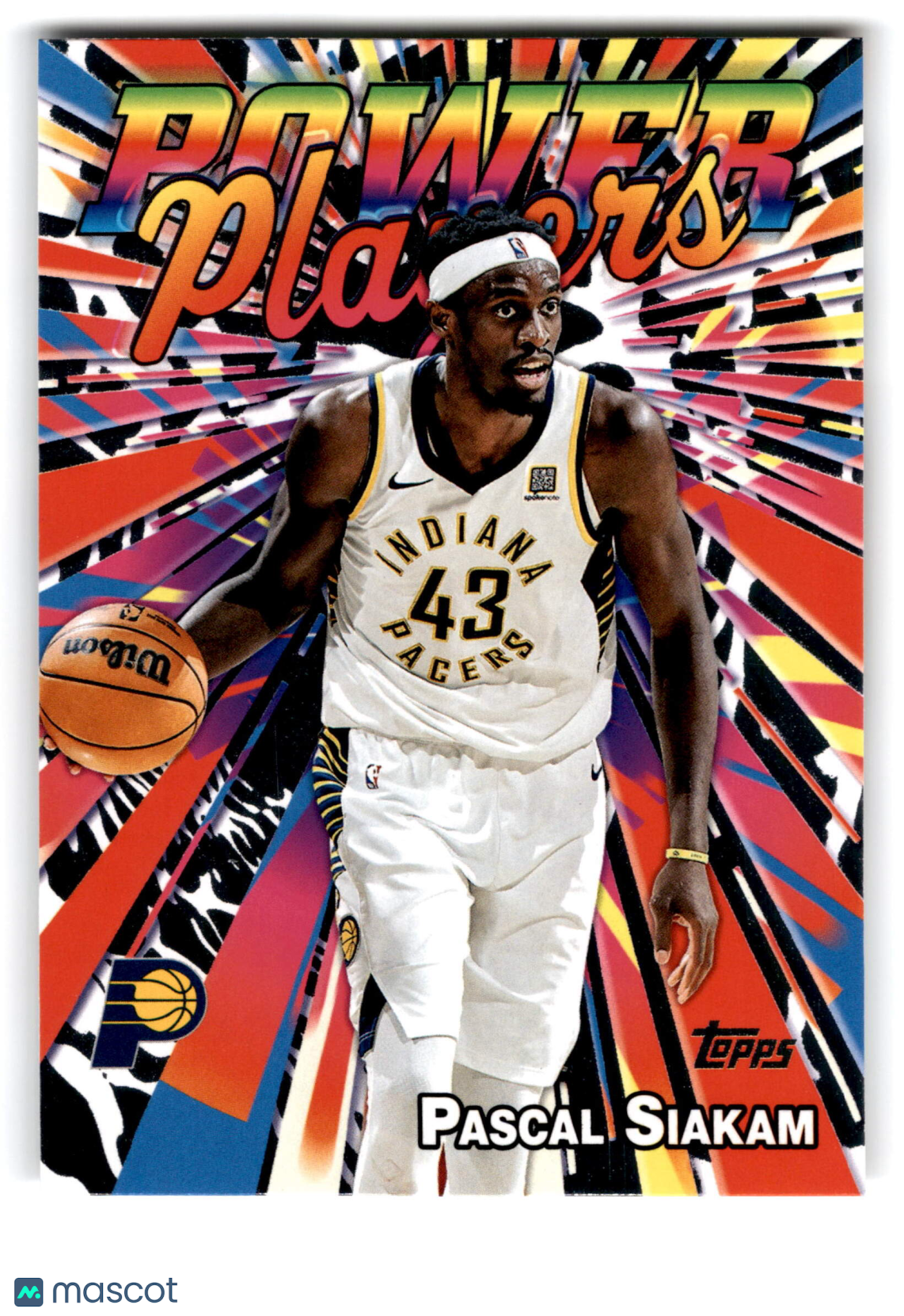 2025 Topps Power Players Pascal Siakam #PP-3