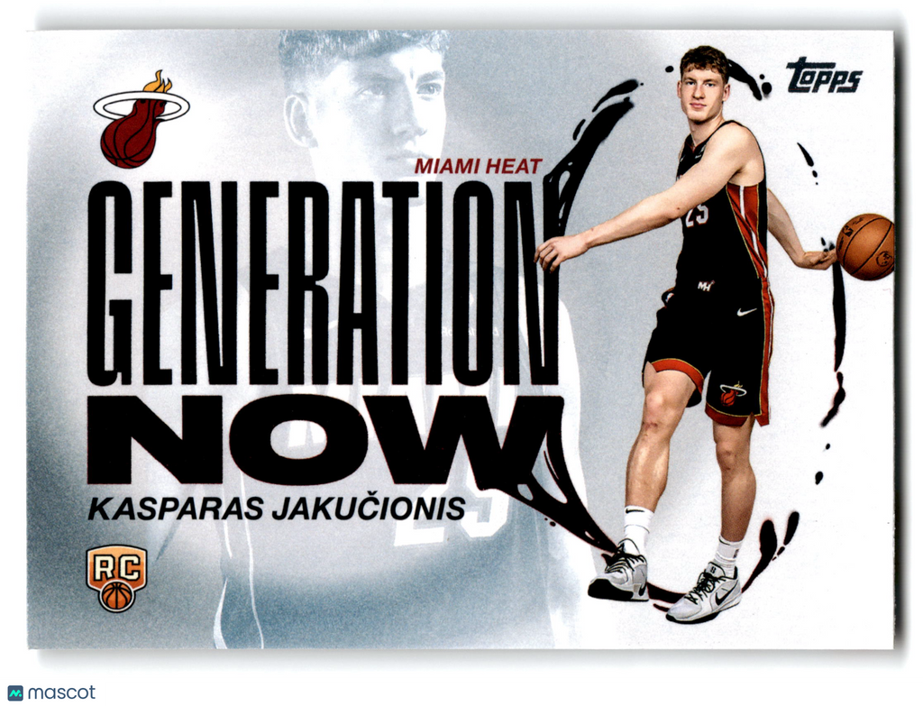 2025 Topps Generation Now Kasparas Jakučionis #GN-20 RC