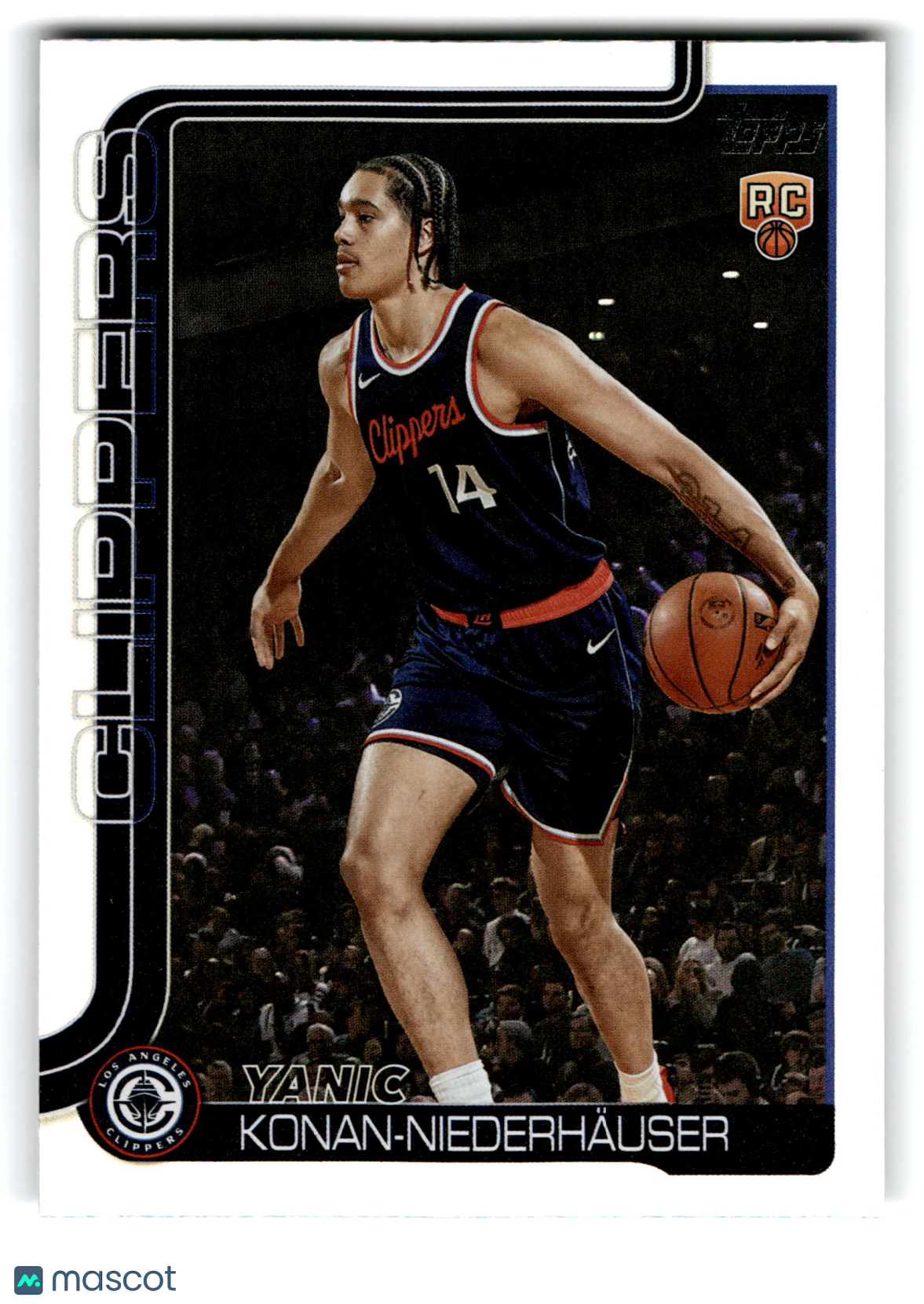 2025 Topps Flagship Yanic Konan-Niederhauser #230 RC