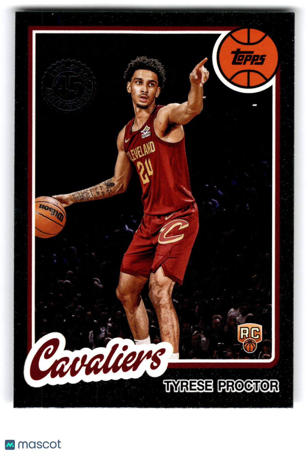 2022 Topps Basketball Tyrese Proctor #80BK-92 RC