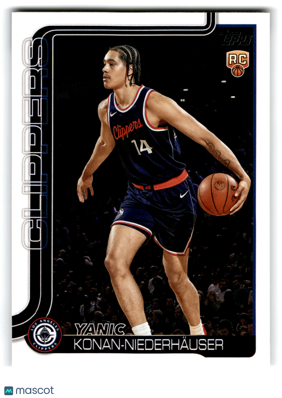 2025 Topps Flagship Yanic Konan-Niederhauser #230 RC