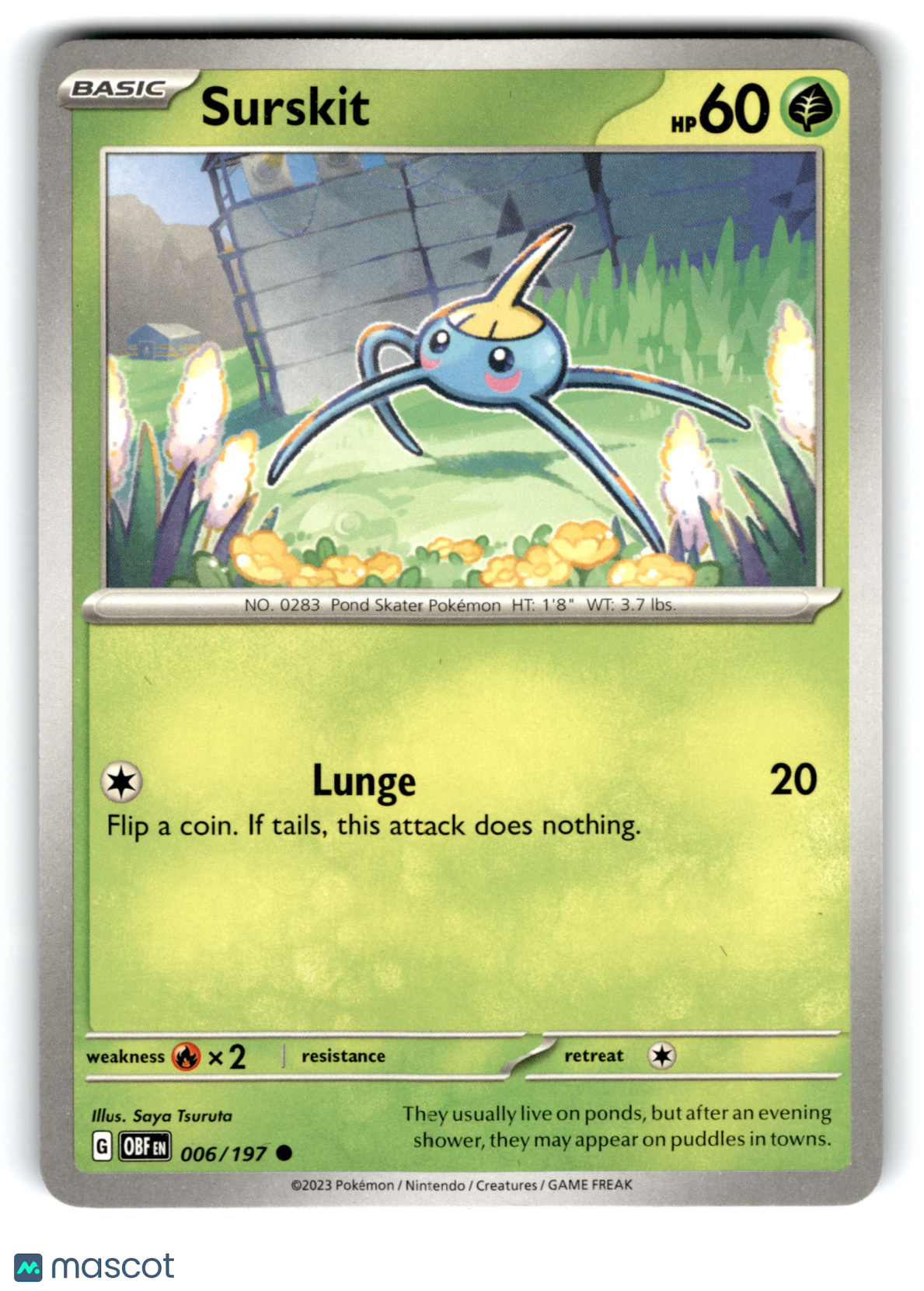 2023 Pokemon Surskit #6/197