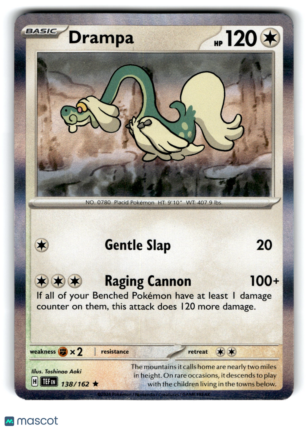 2024 Pokemon Drampa #138/162