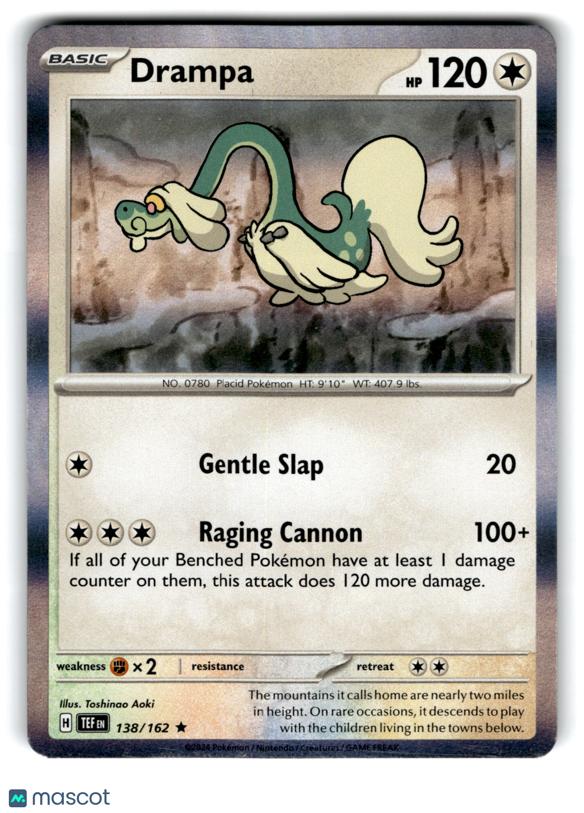 2024 Pokemon Drampa #138/162