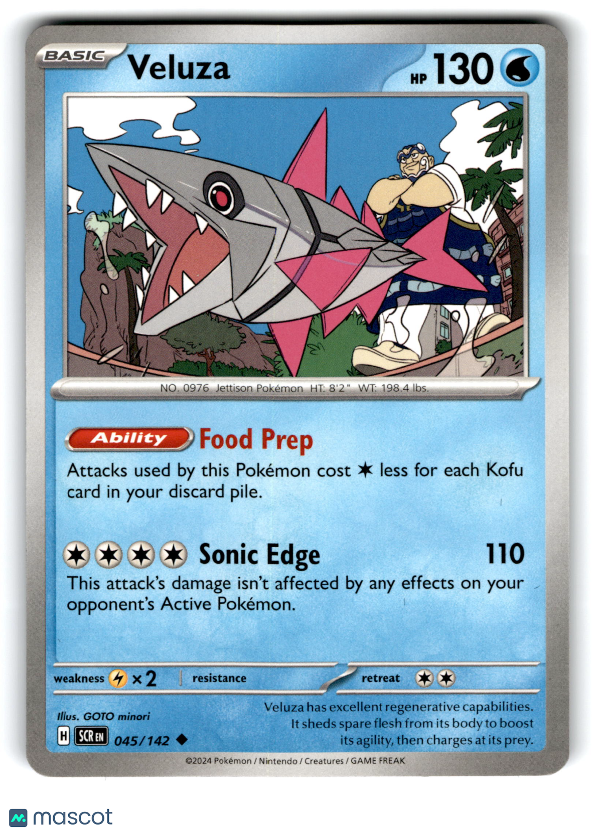 2024 Pokemon Veluza #45/142