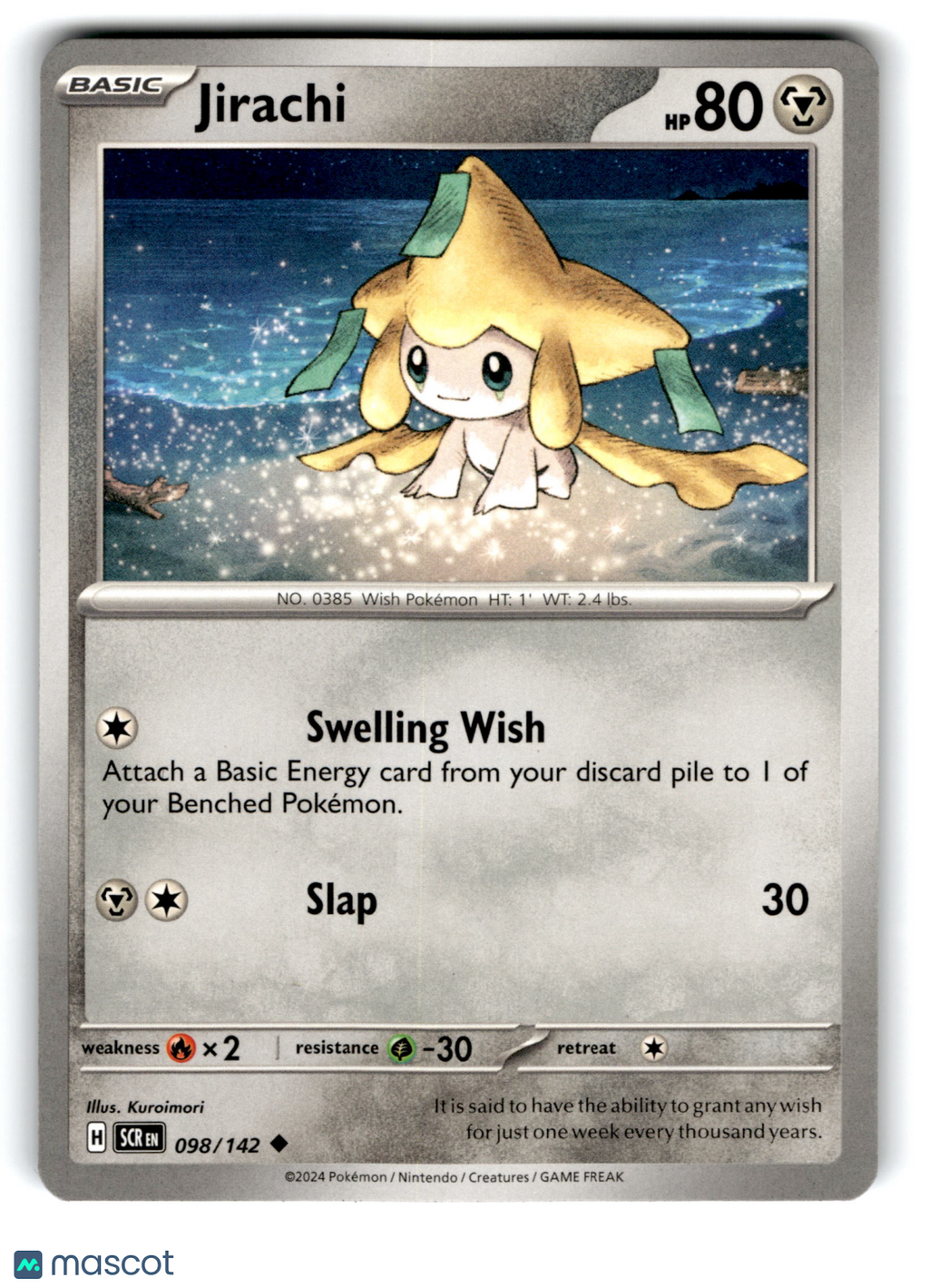 2024 Pokemon Jirachi #98/142