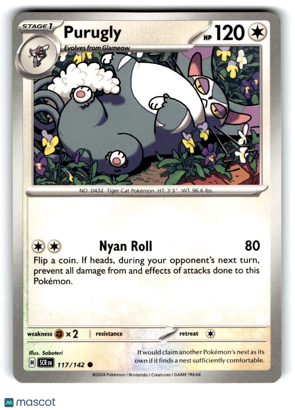 2024 Pokemon Purugly #117/142