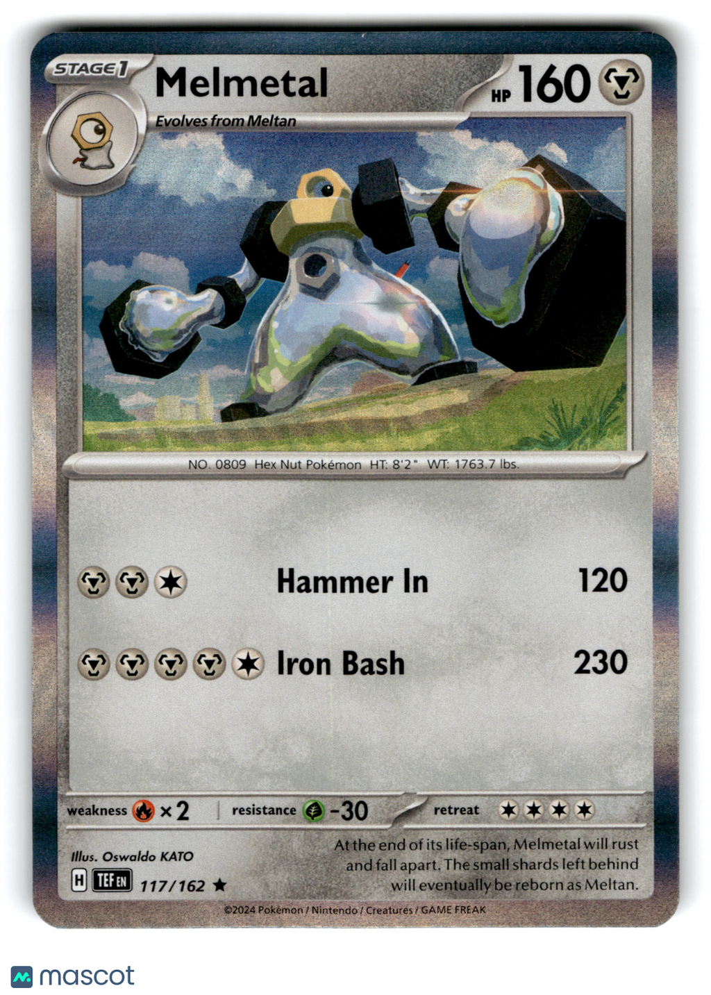 2024 Pokemon Melmetal #117/162