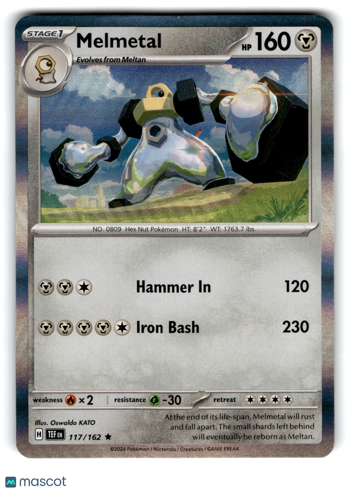 2024 Pokemon Melmetal #117/162