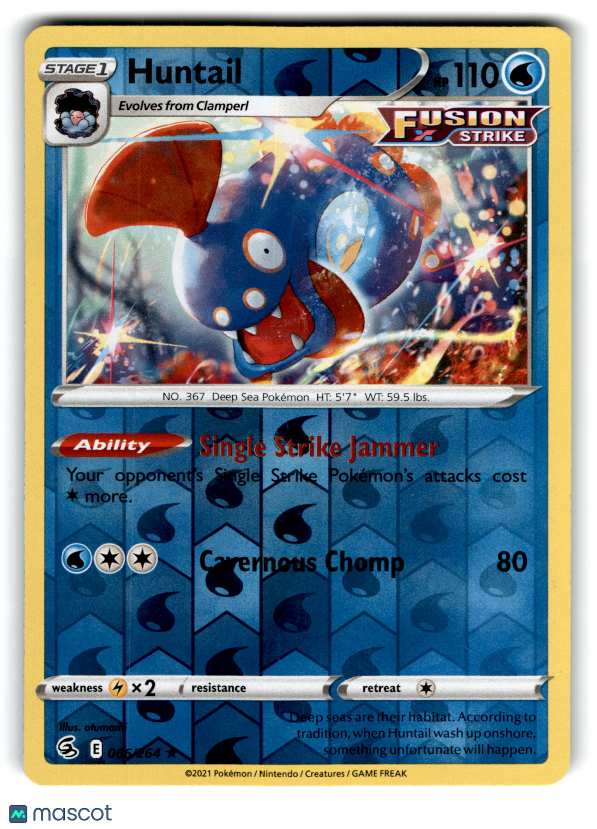 2021 Pokemon Huntail #65/264
