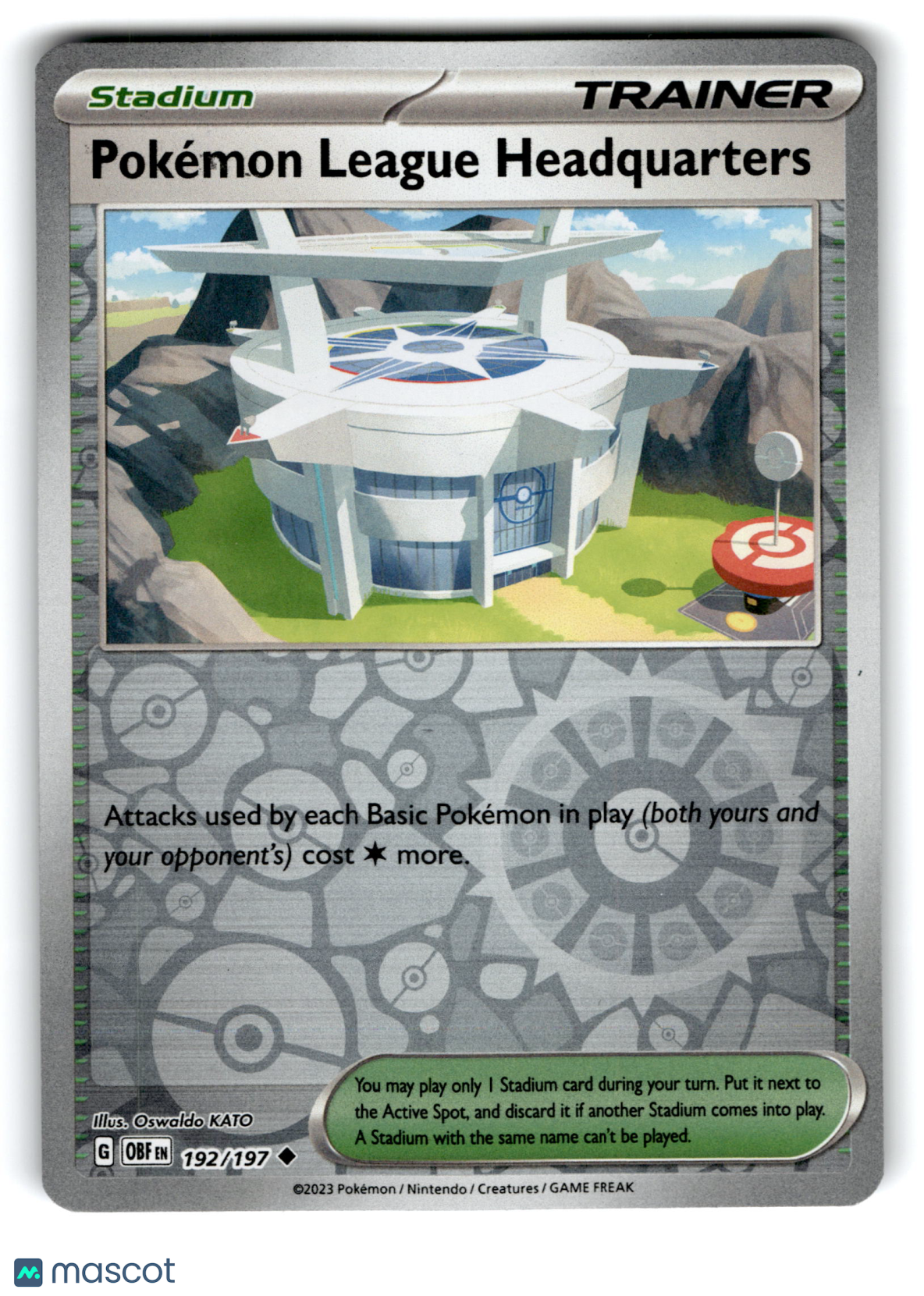 2023 Pokemon Pokemon League Headquarters #192/197