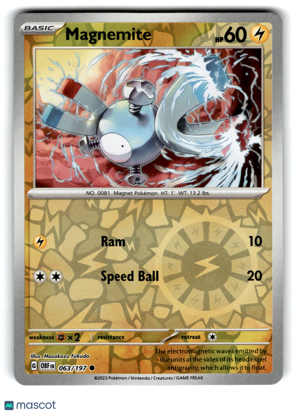 2023 Pokemon Magnemite #63/197