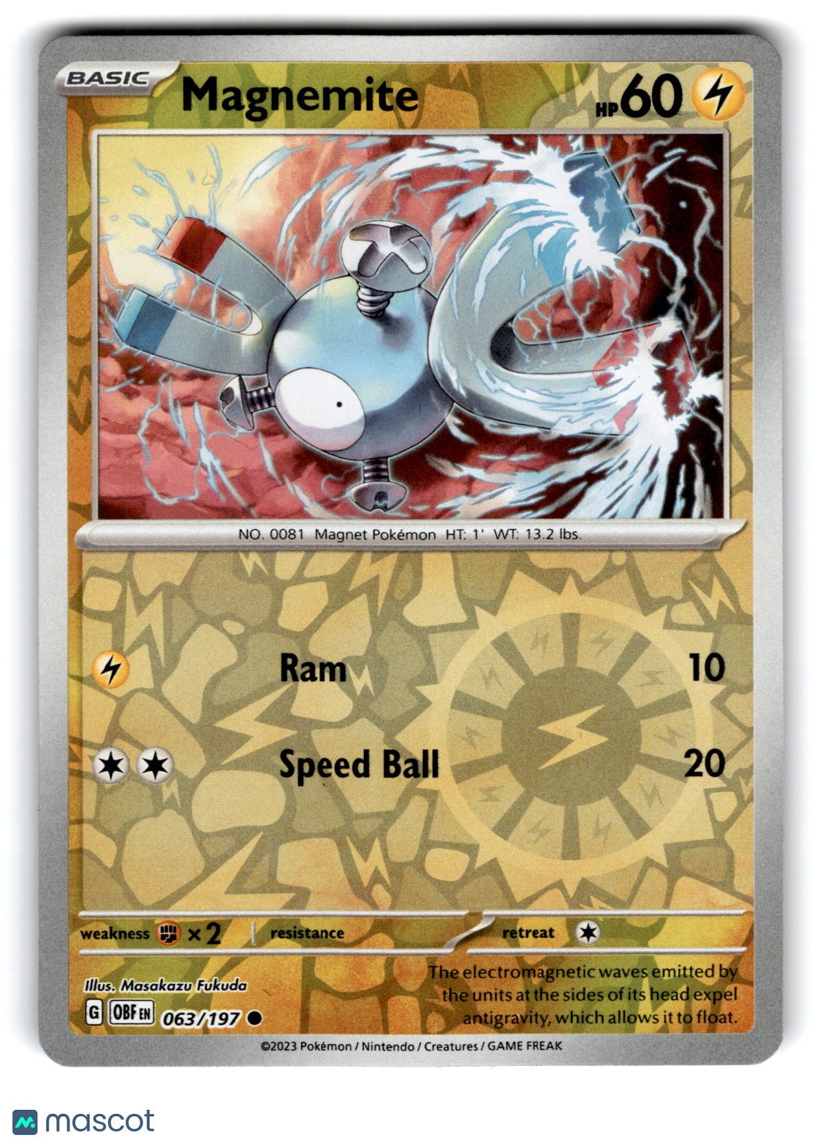 2023 Pokemon Magnemite #63/197