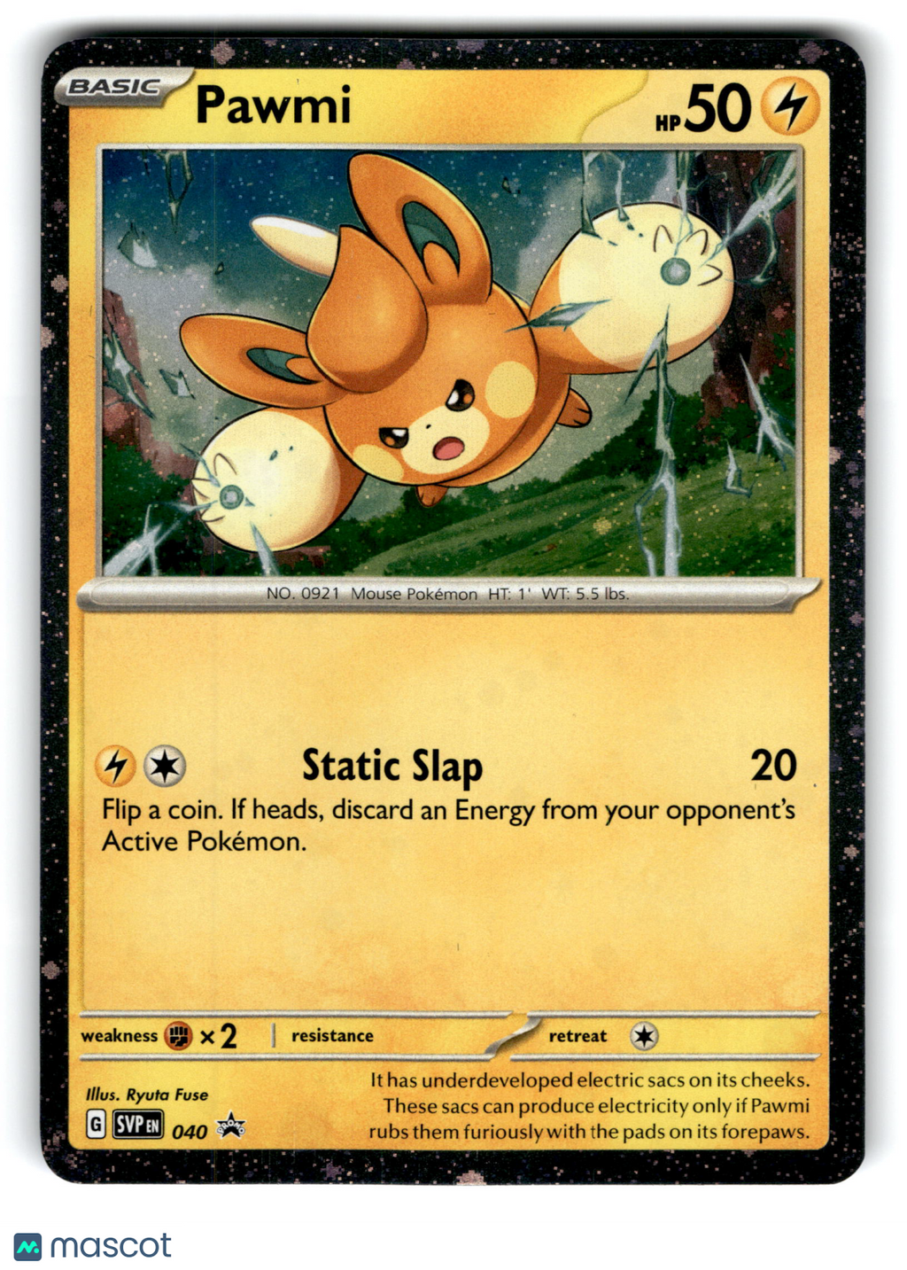2023 Pokemon Pawmi #SVP EN 040