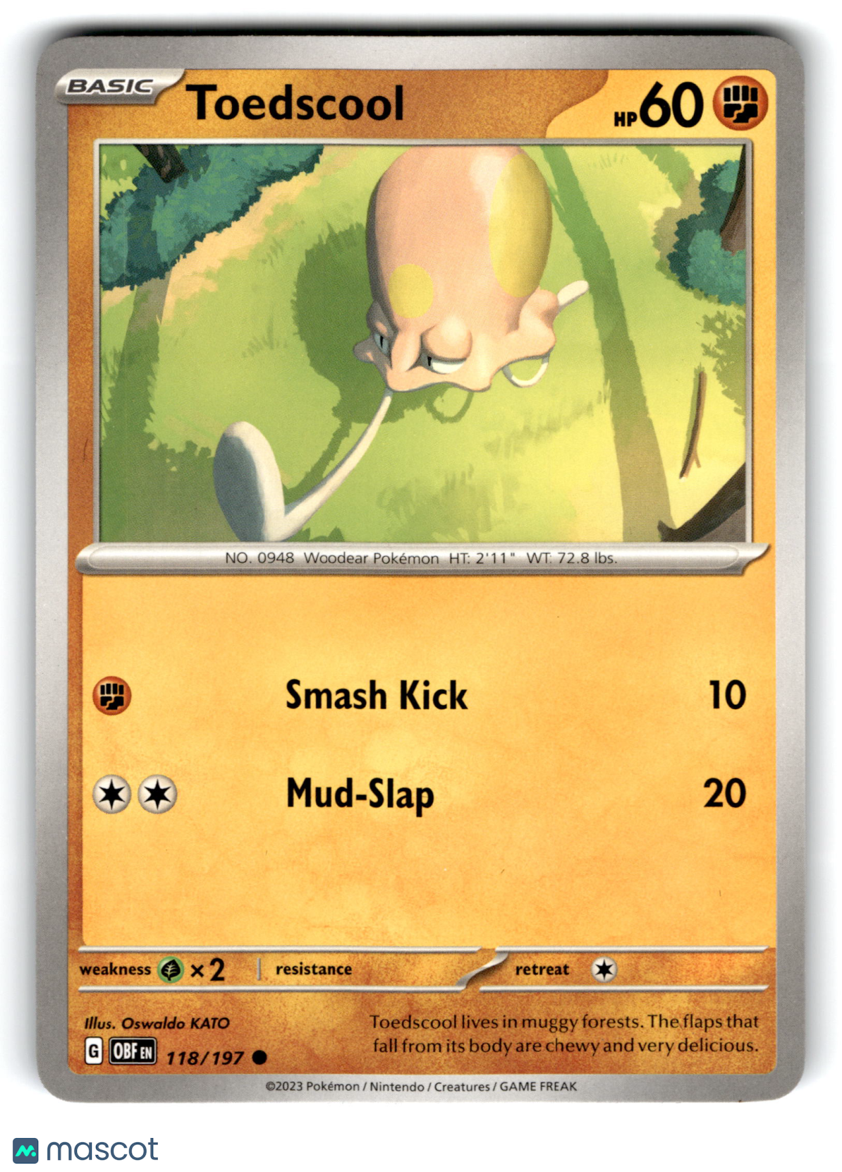 2023 Pokemon Toedscool #118/197
