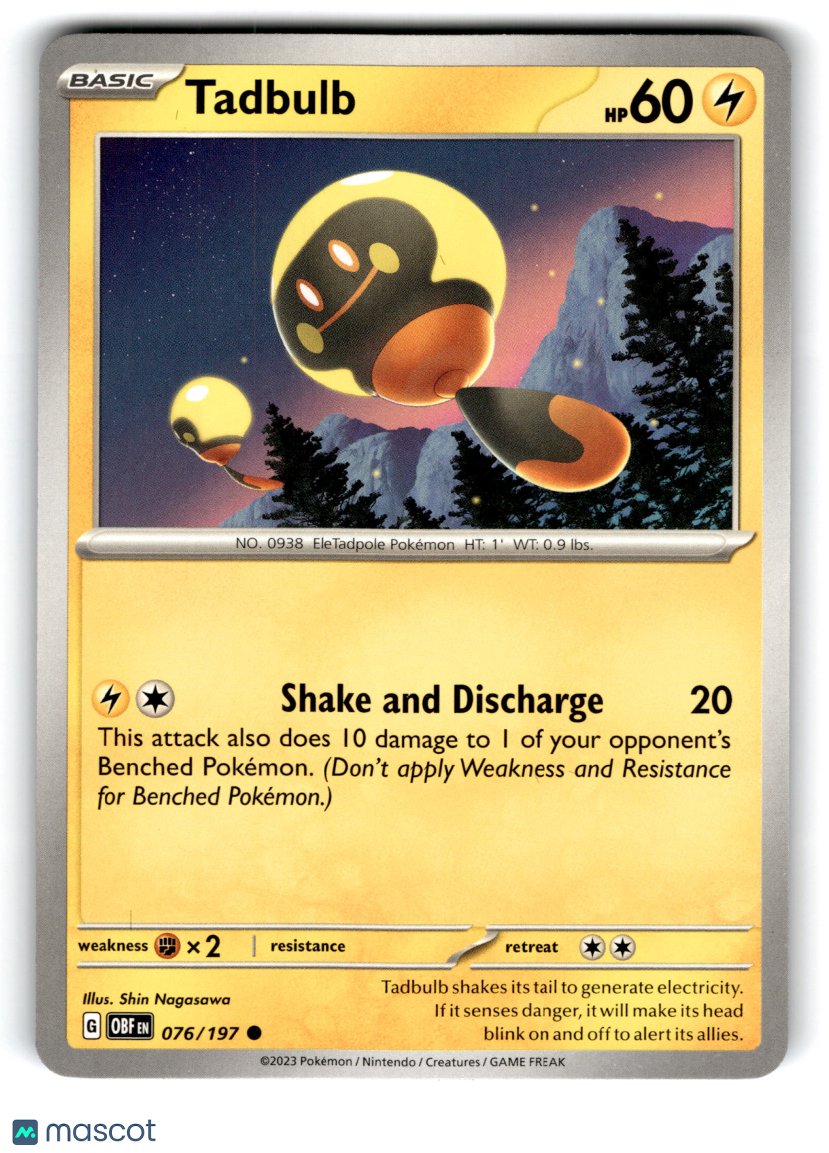 2023 Pokemon Tadbulb #76/197