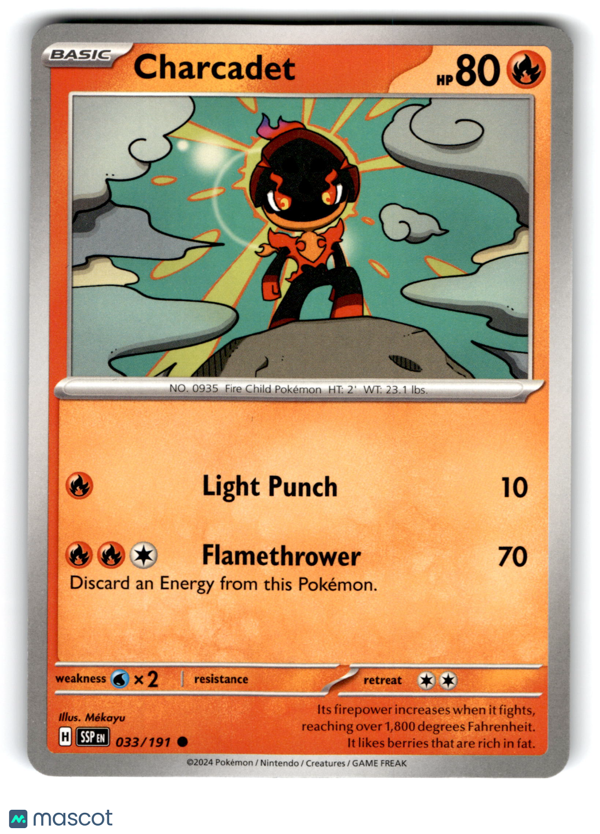 2024 Pokemon Charcadet #33/191
