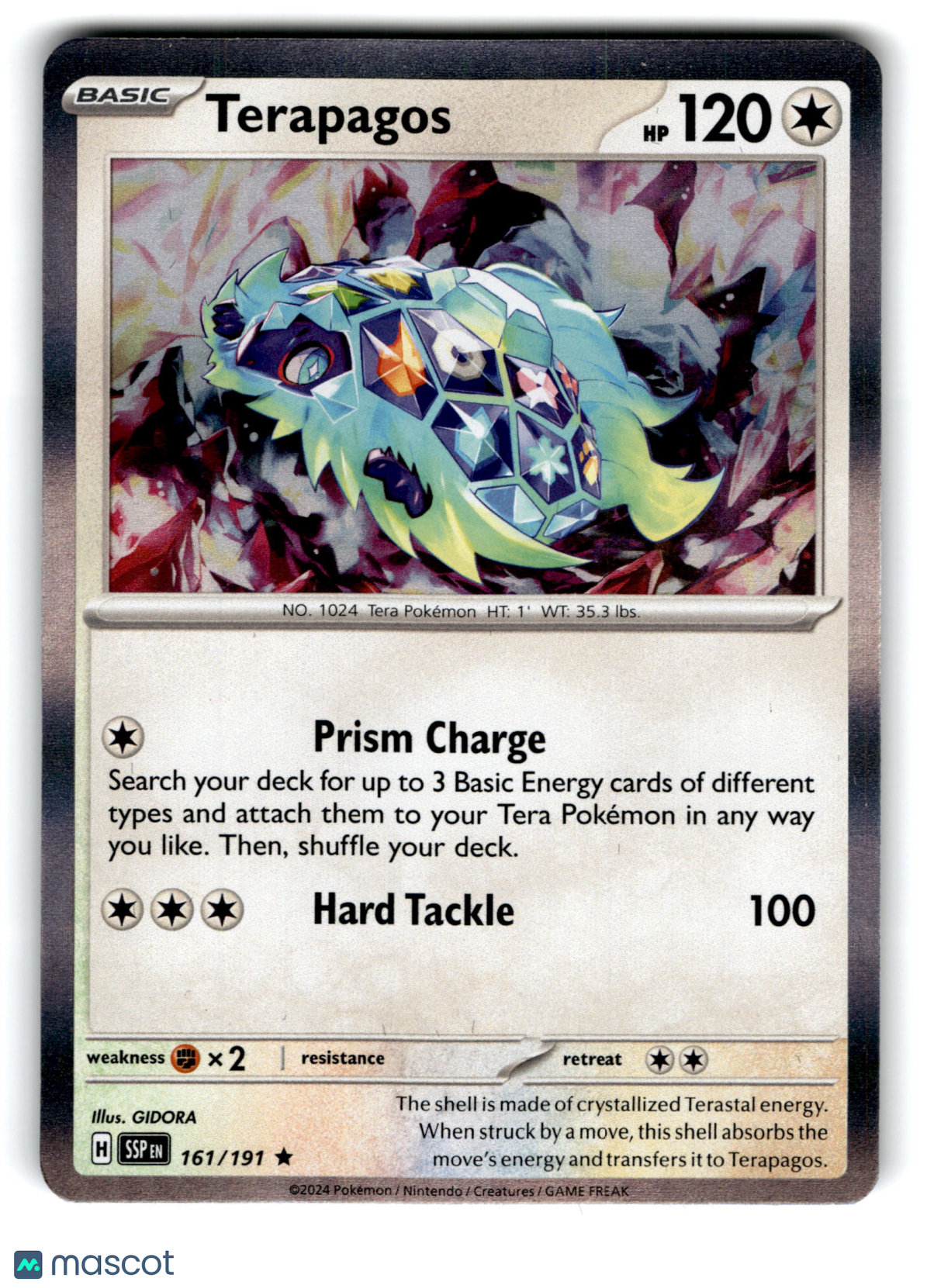 2024 Pokemon Terapagos #161/191