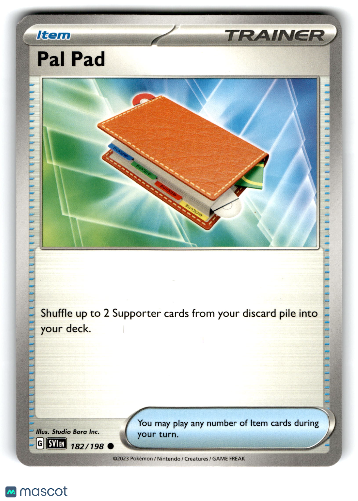2023 Pokemon Pal Pad #182/198