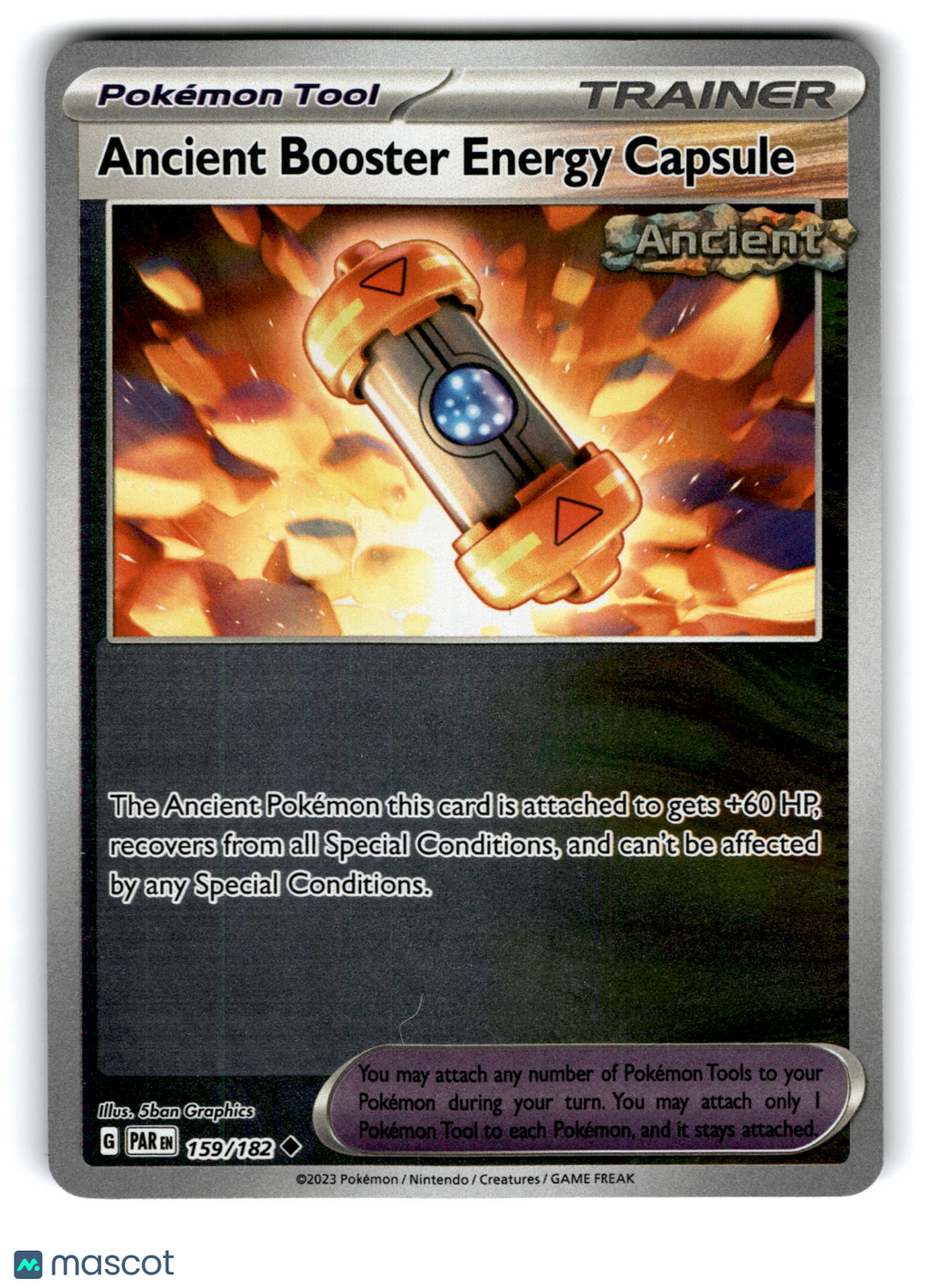 2023 Pokemon Ancient Booster Energy Capsule #159/182