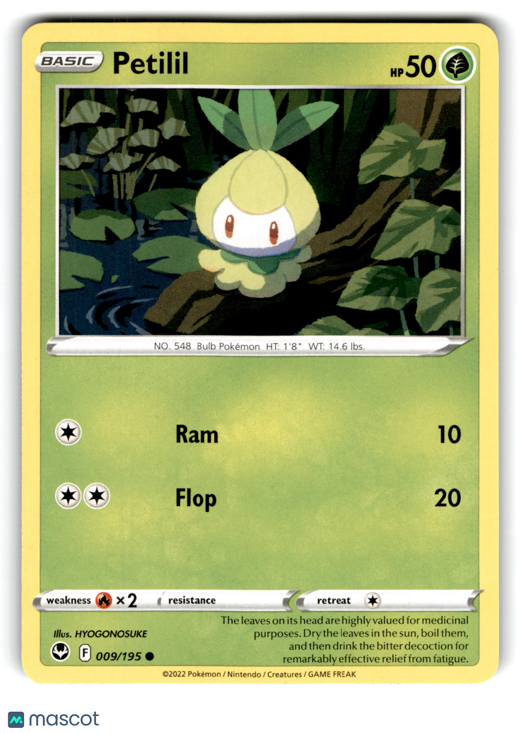 2022 Pokemon Petilil #9/195