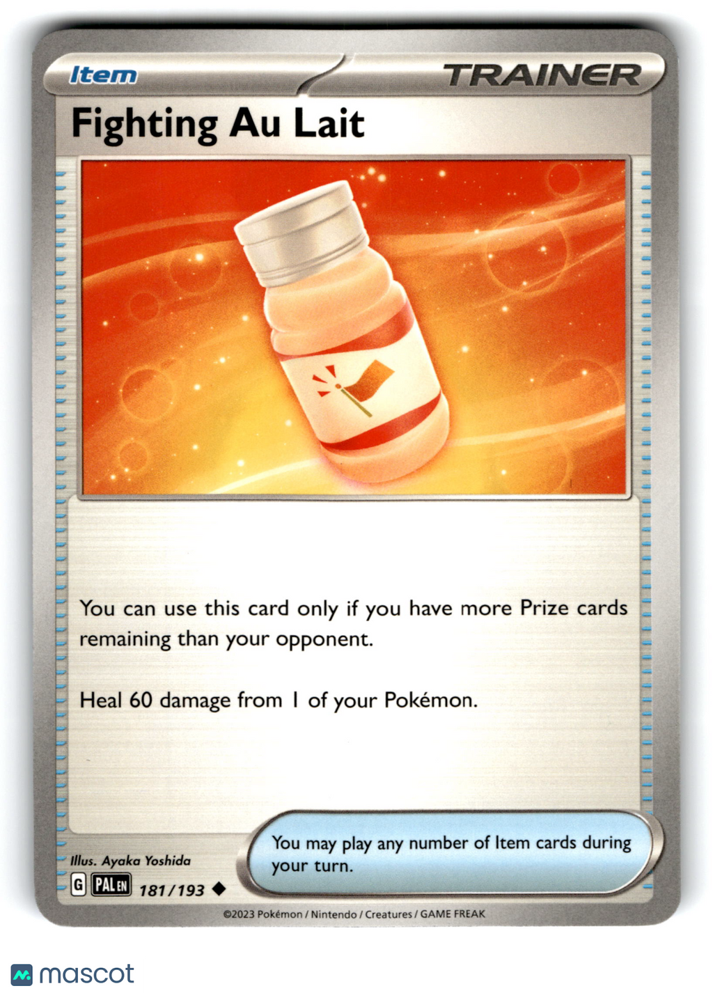 2023 Pokemon Fighting Au Lait #181/193