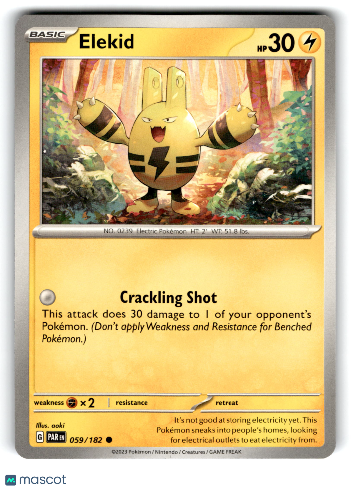 2023 Pokemon Elekid #59/182