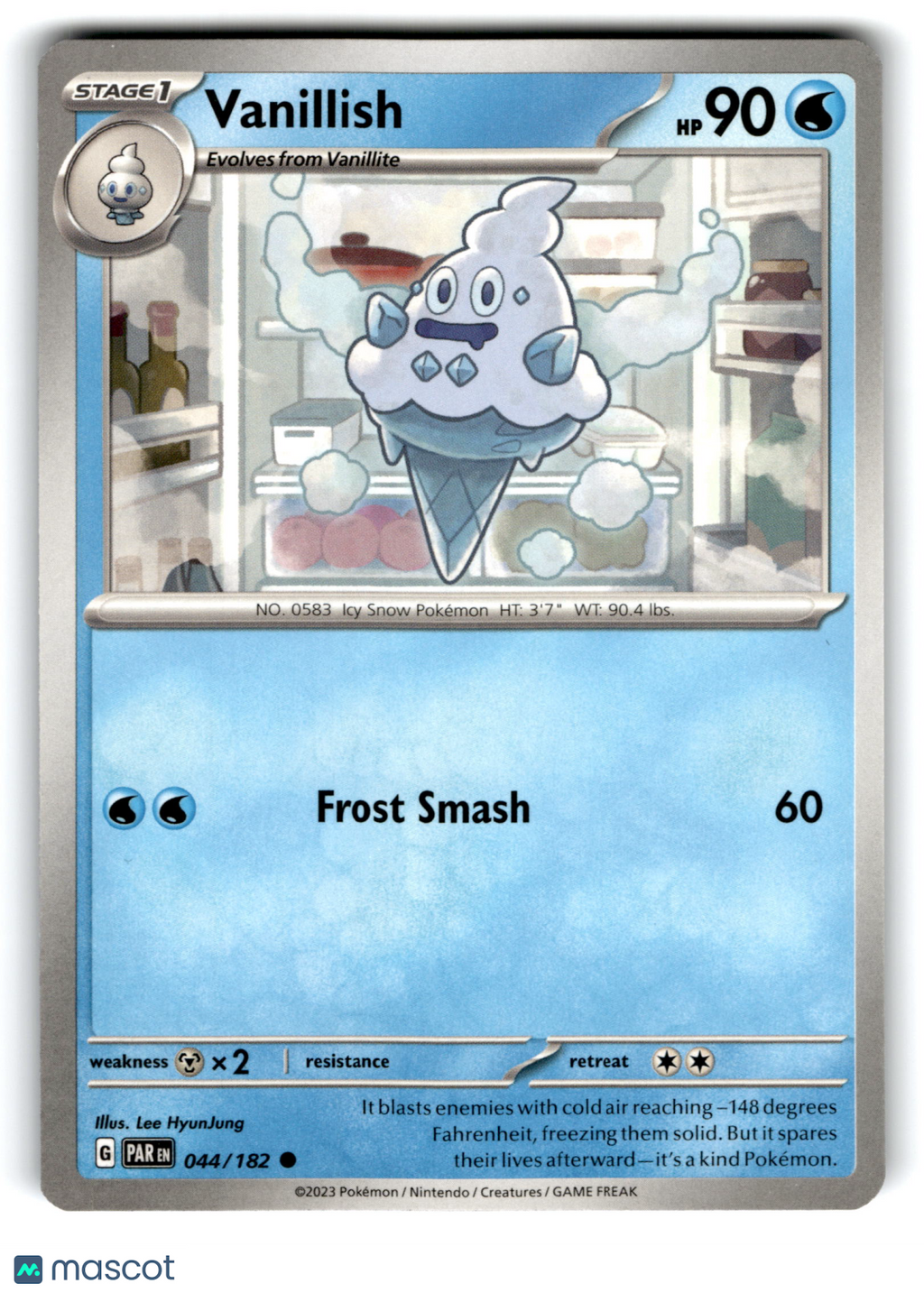 2023 Pokemon Vanillish #44/182