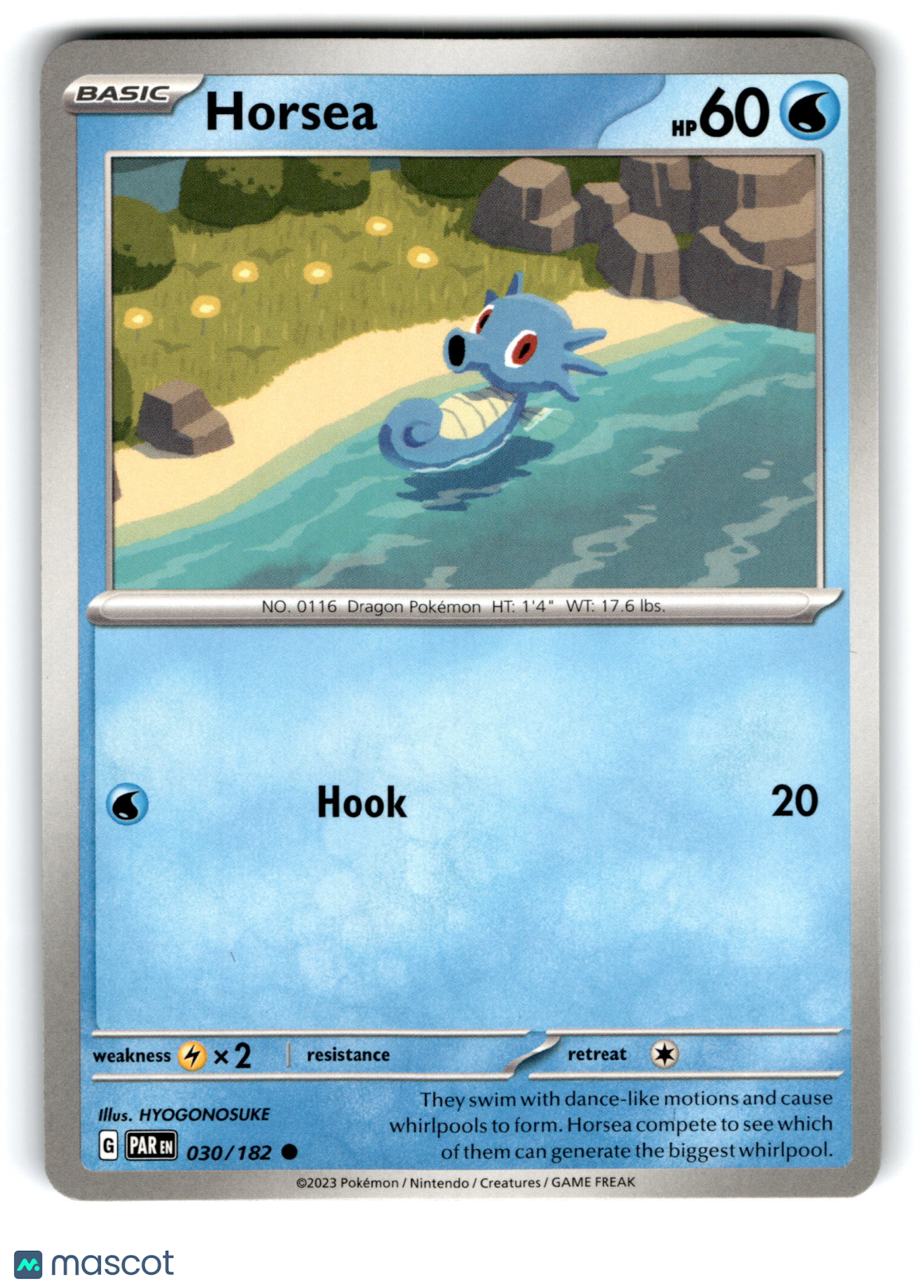 2023 Pokemon Horsea #30/182