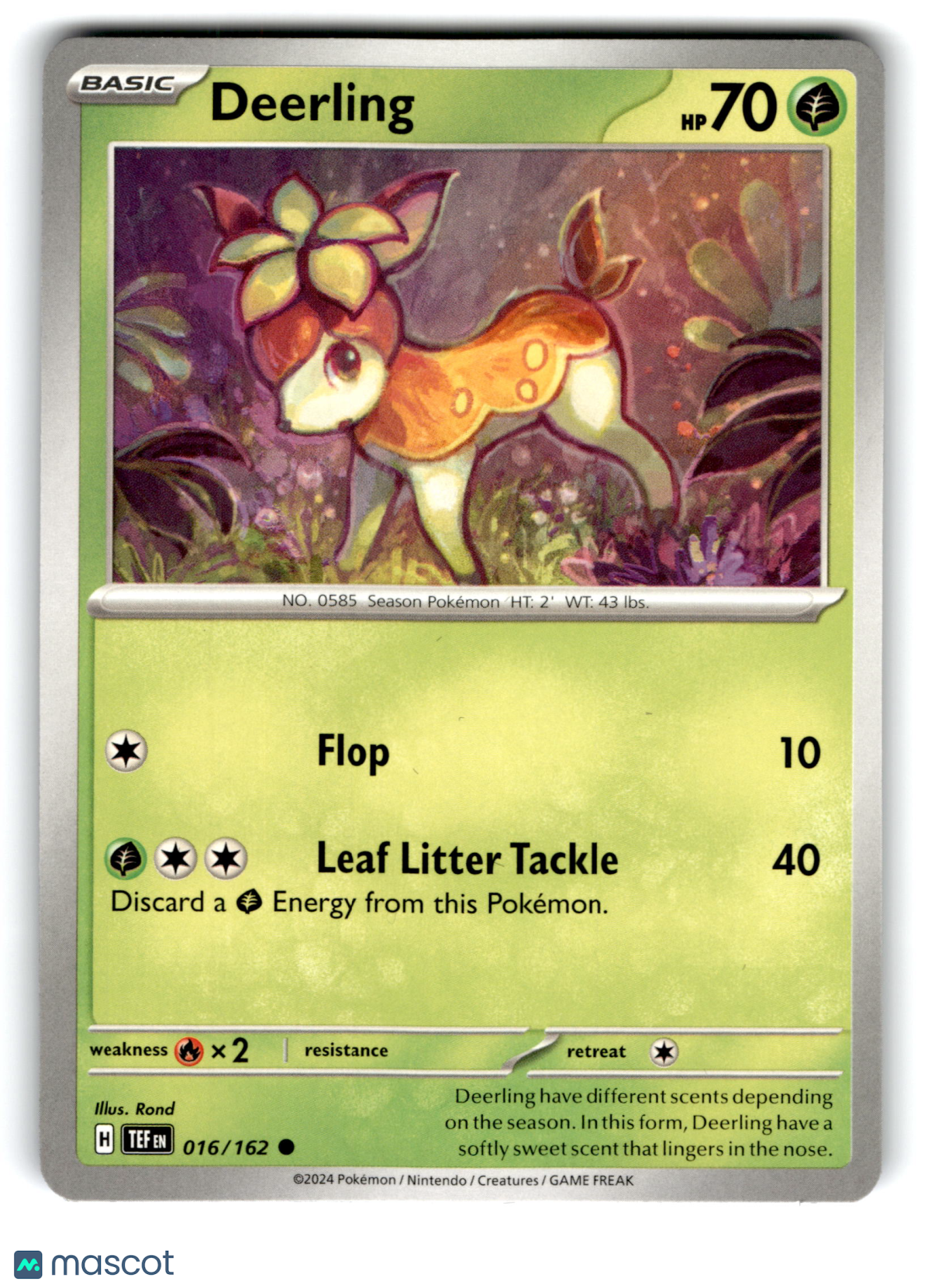 2024 Pokemon Deerling #16/162