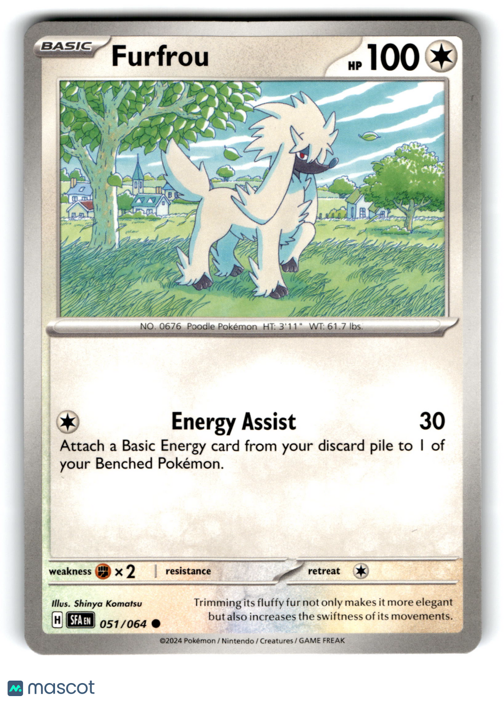 2024 Pokemon Furfrou #51/64