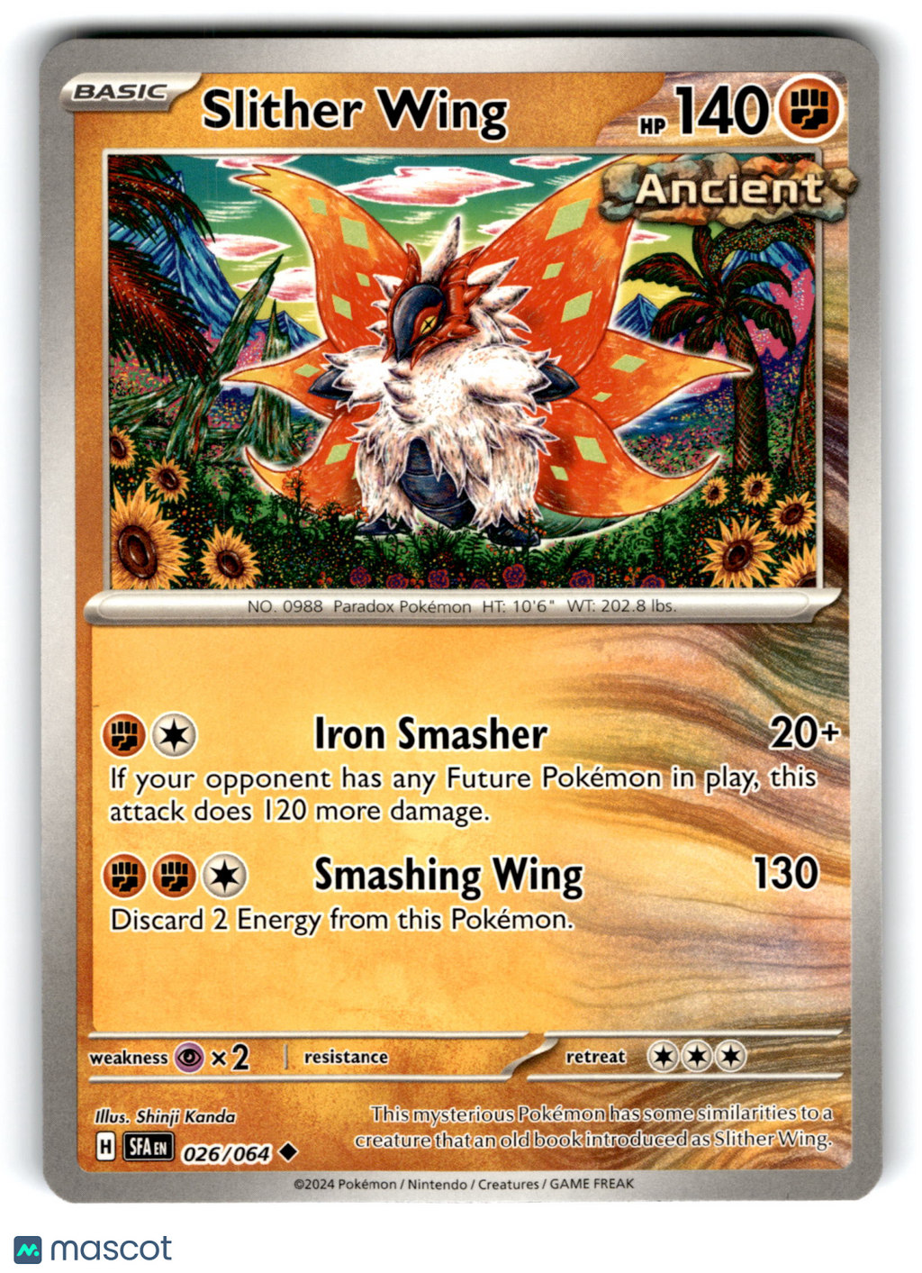 2024 Pokemon Slither Wing #26/64