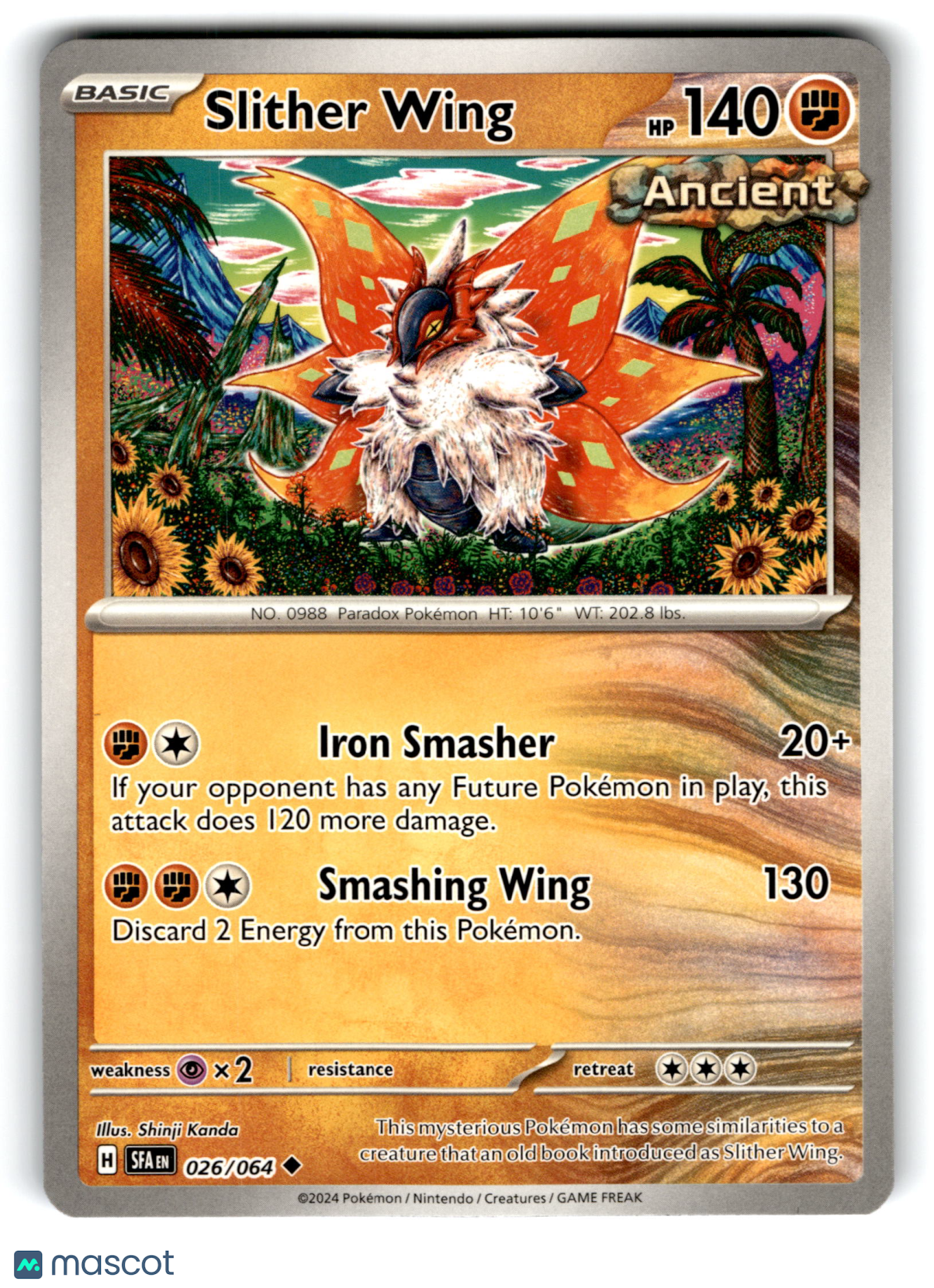 2024 Pokemon Slither Wing #26/64